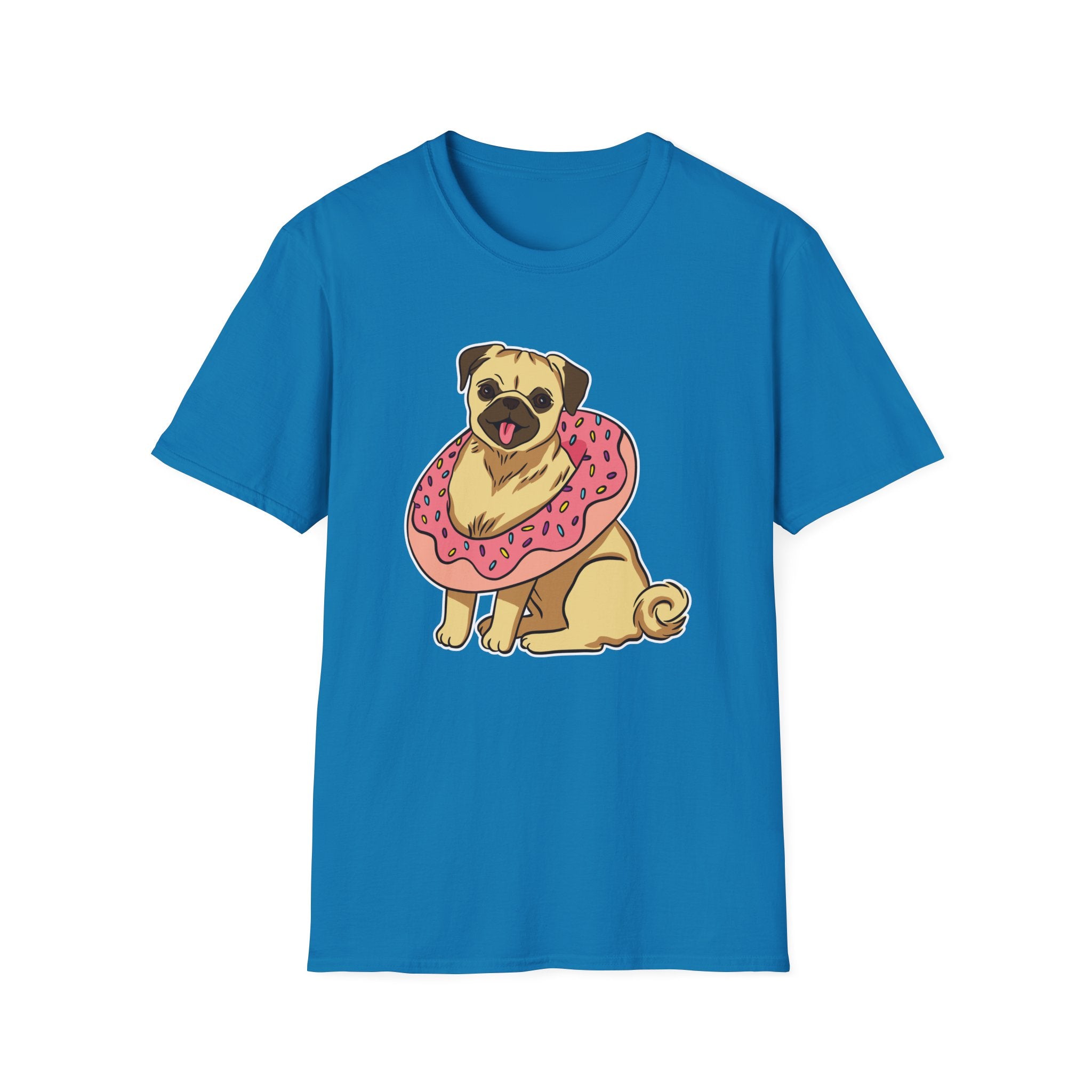 Donut Pug T-Shirt - Shirt Cave