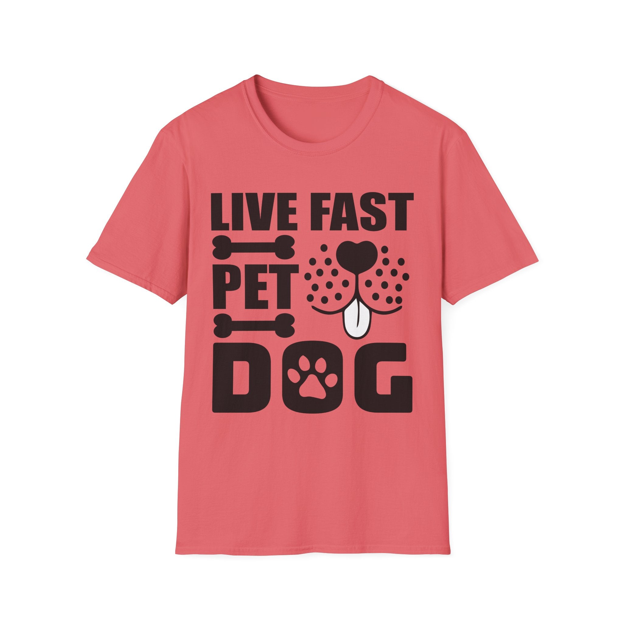 Live Fast Pet Dog T-Shirt - Shirt Cave