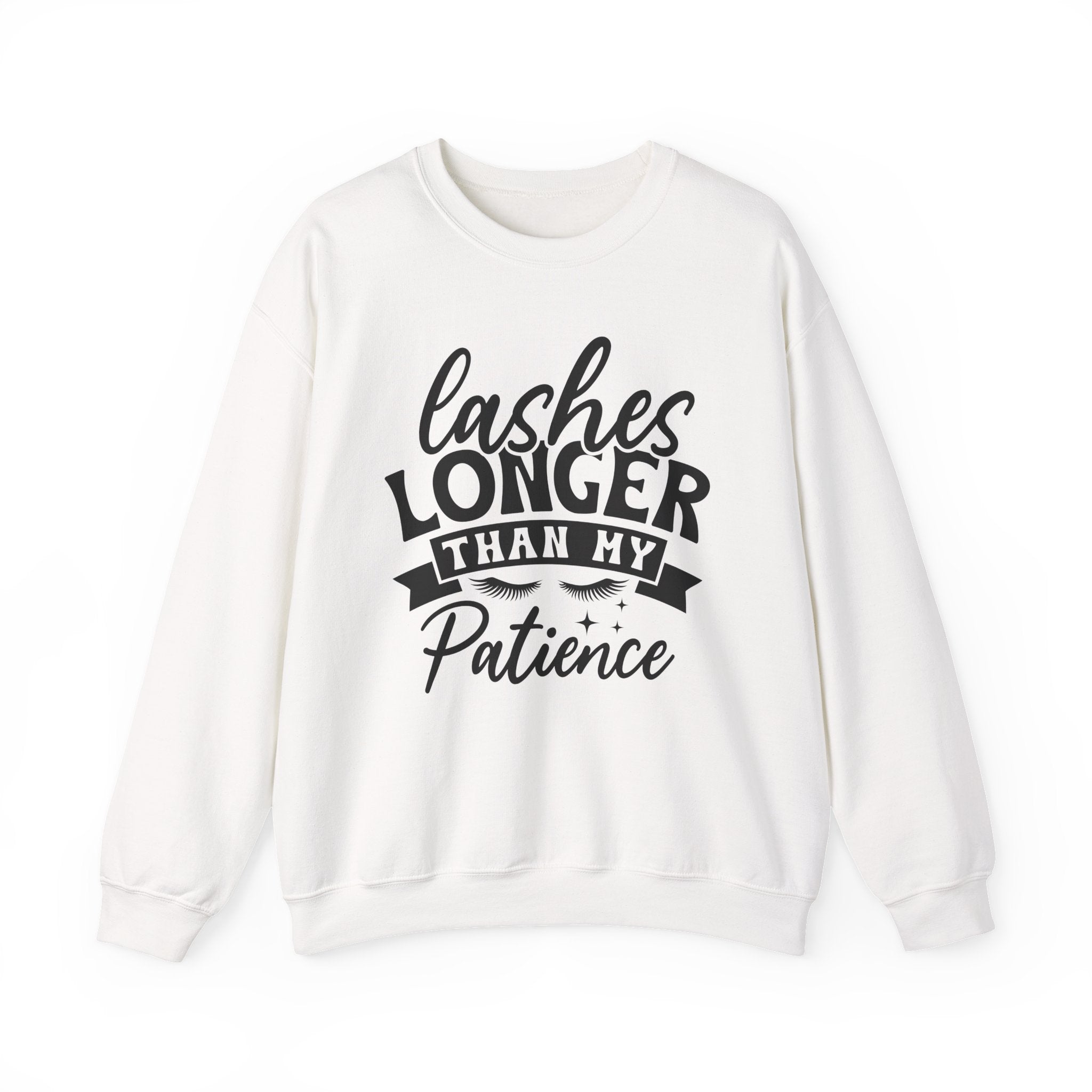 Lashes Longer Than My Patience Sweatshirt - Shirt Cave