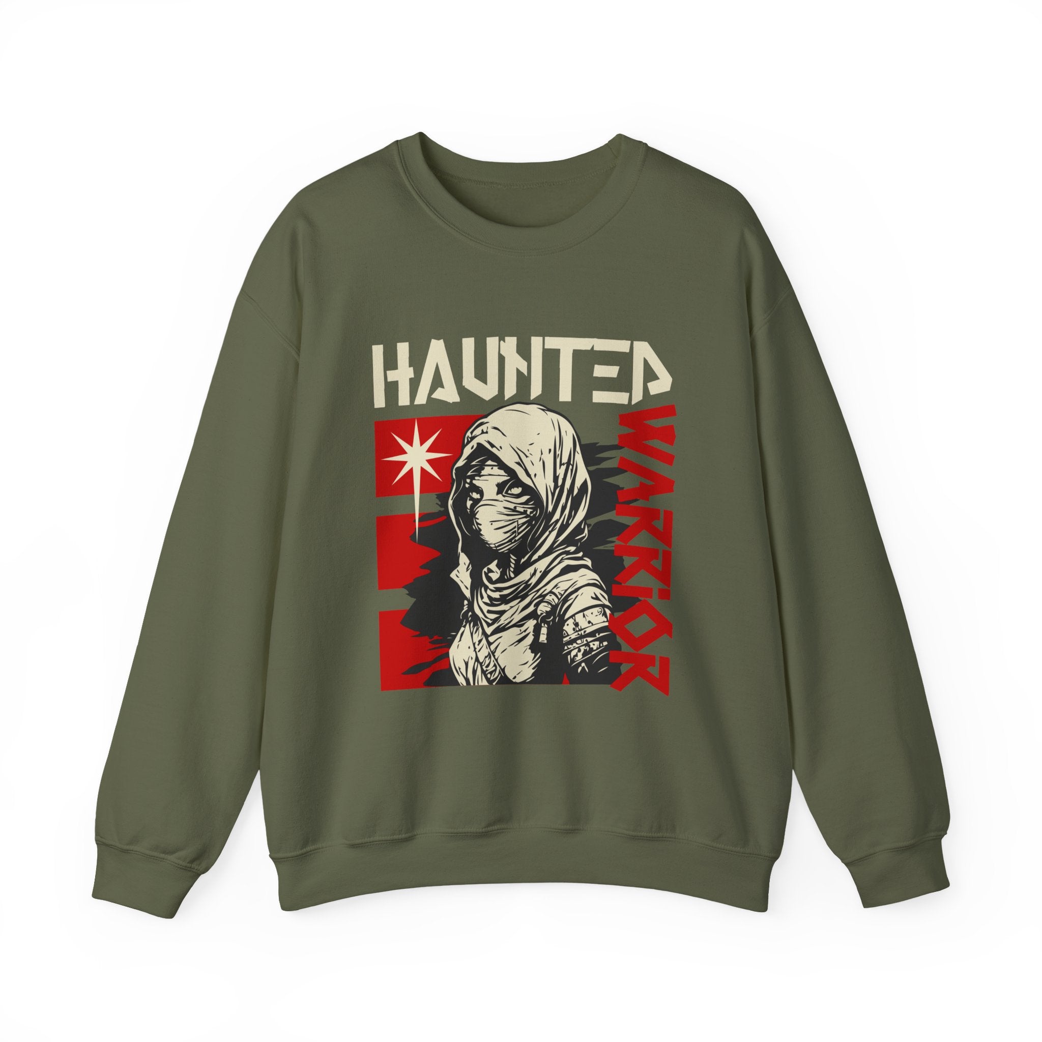 Haunted Warrior Sweatshirt - Shirt Cave