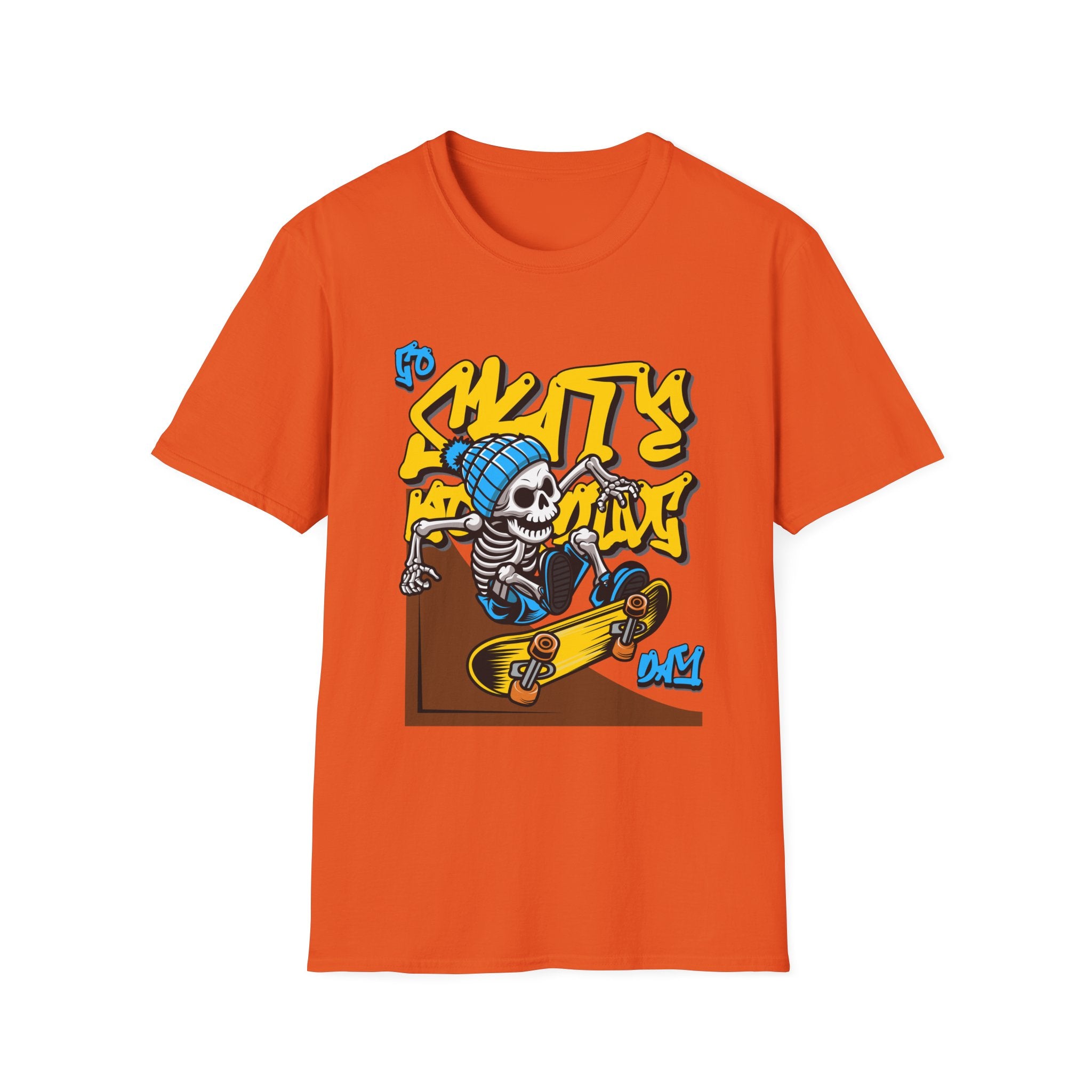 Skateboarder Skeleton T-Shirt - Shirt Cave