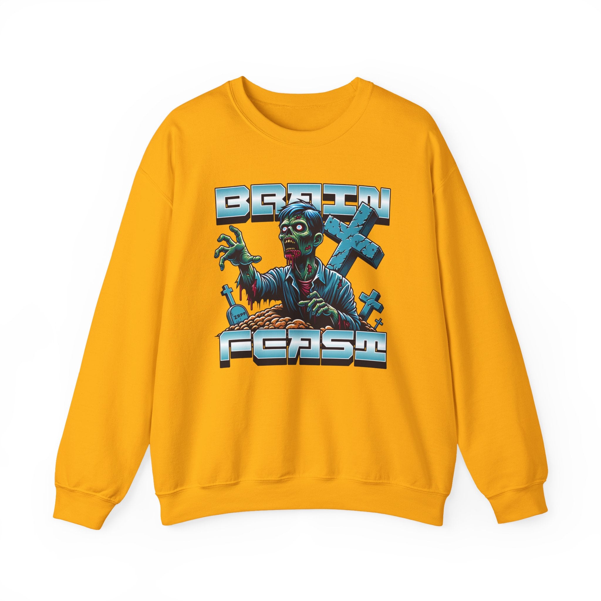 Zombie Brain Feast Sweatshirt - Shirt Cave