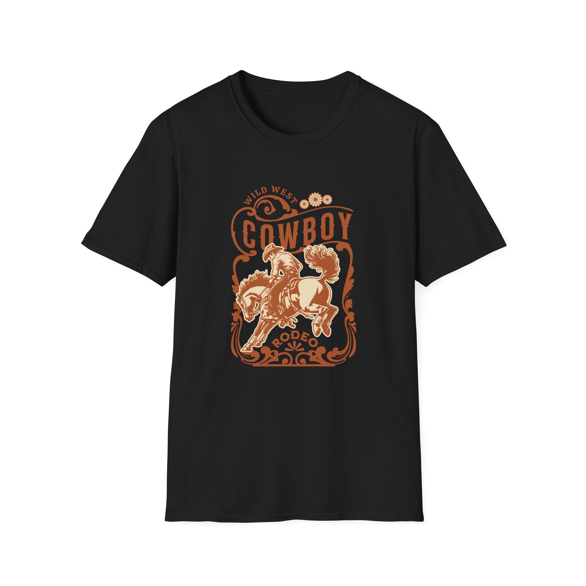 Wild West Cowboy Rodeo T-Shirt - Shirt Cave