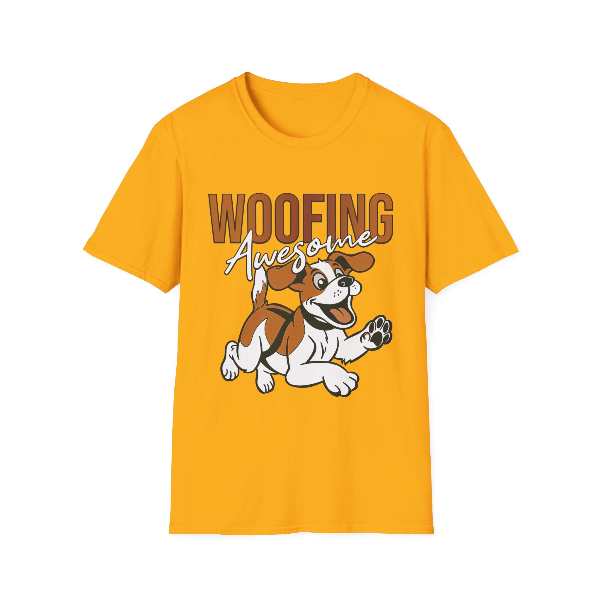 Woofing Awesome T-Shirt - Shirt Cave