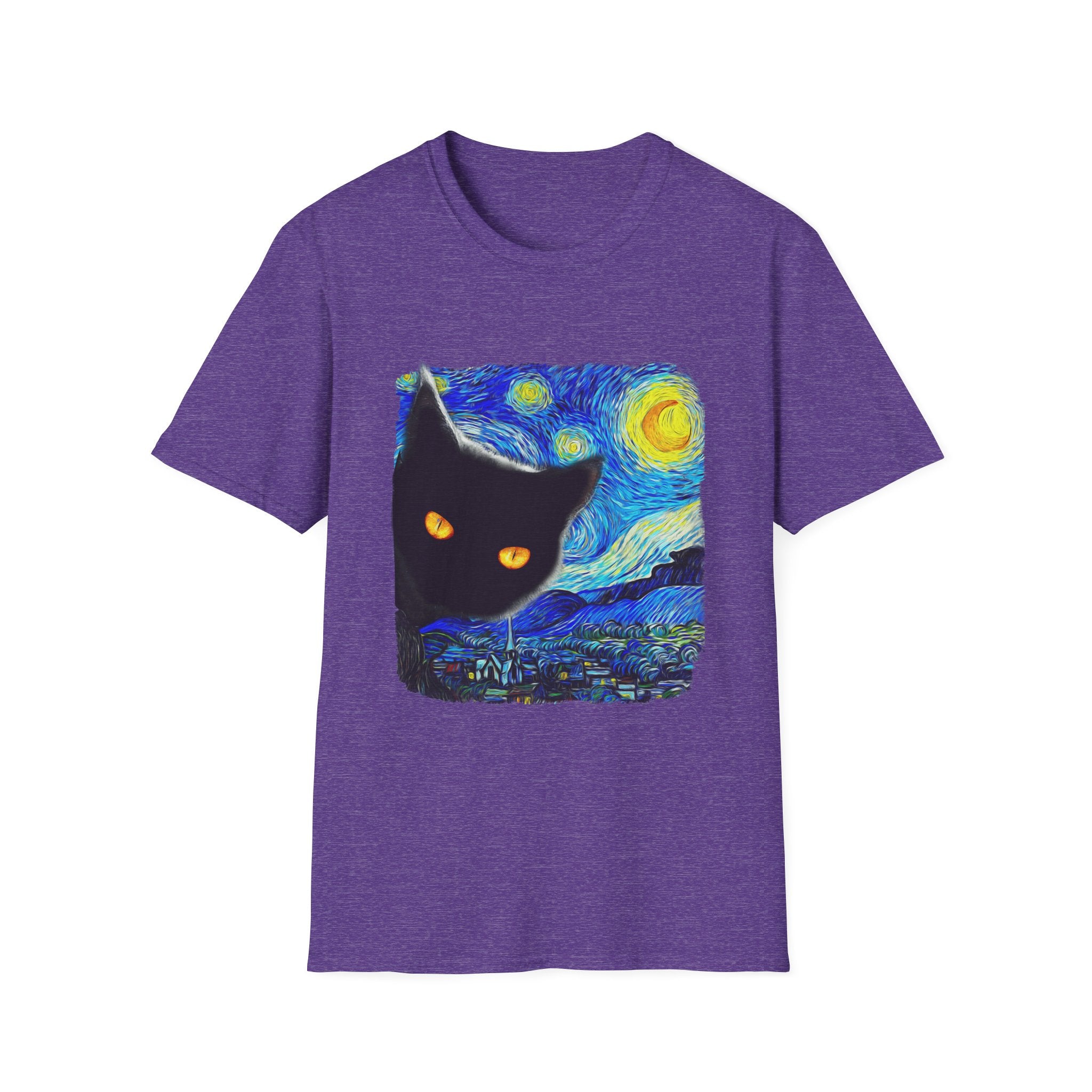 Starry Night Cat T-Shirt - Shirt Cave