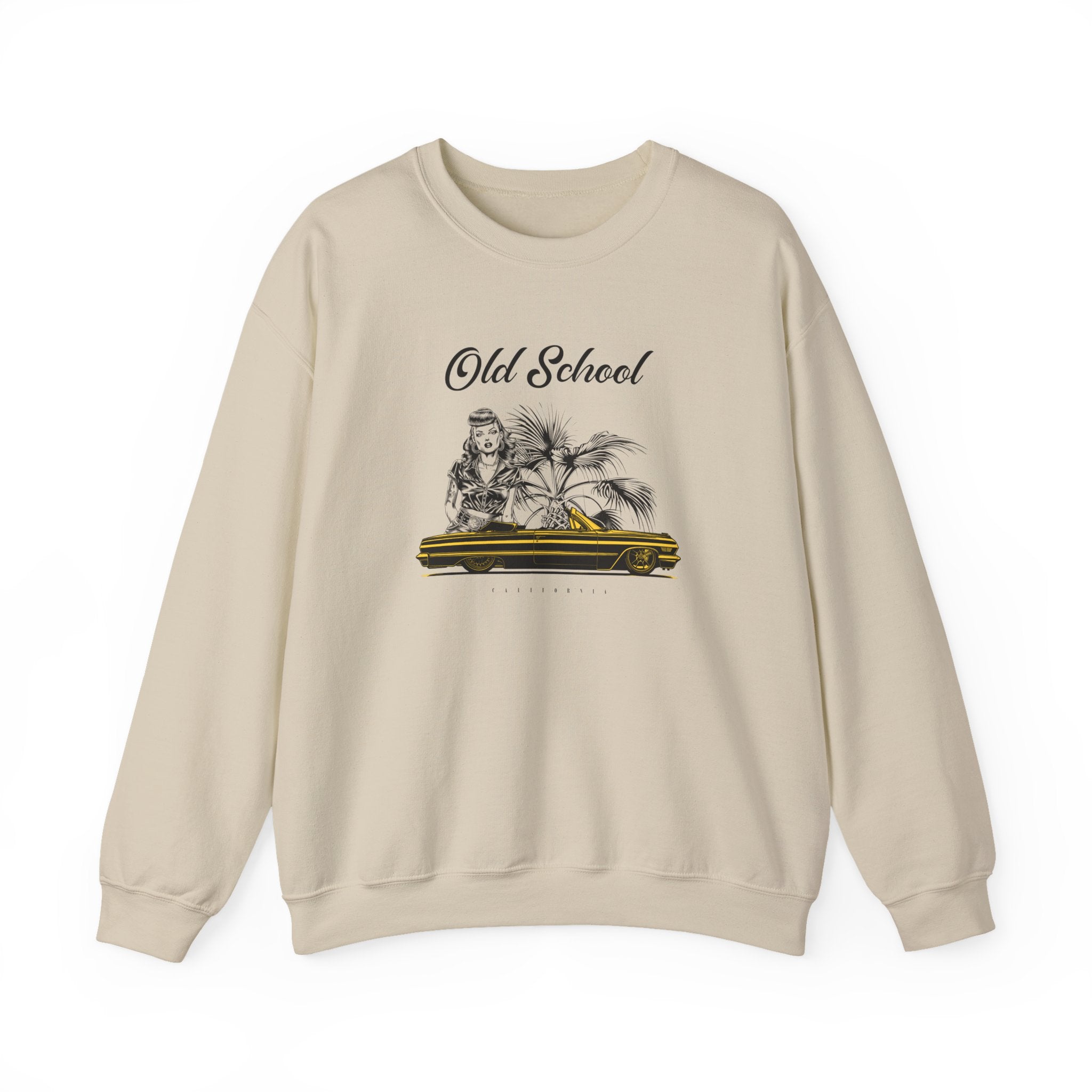 Old School California Sweatshirt - Shirt Cave