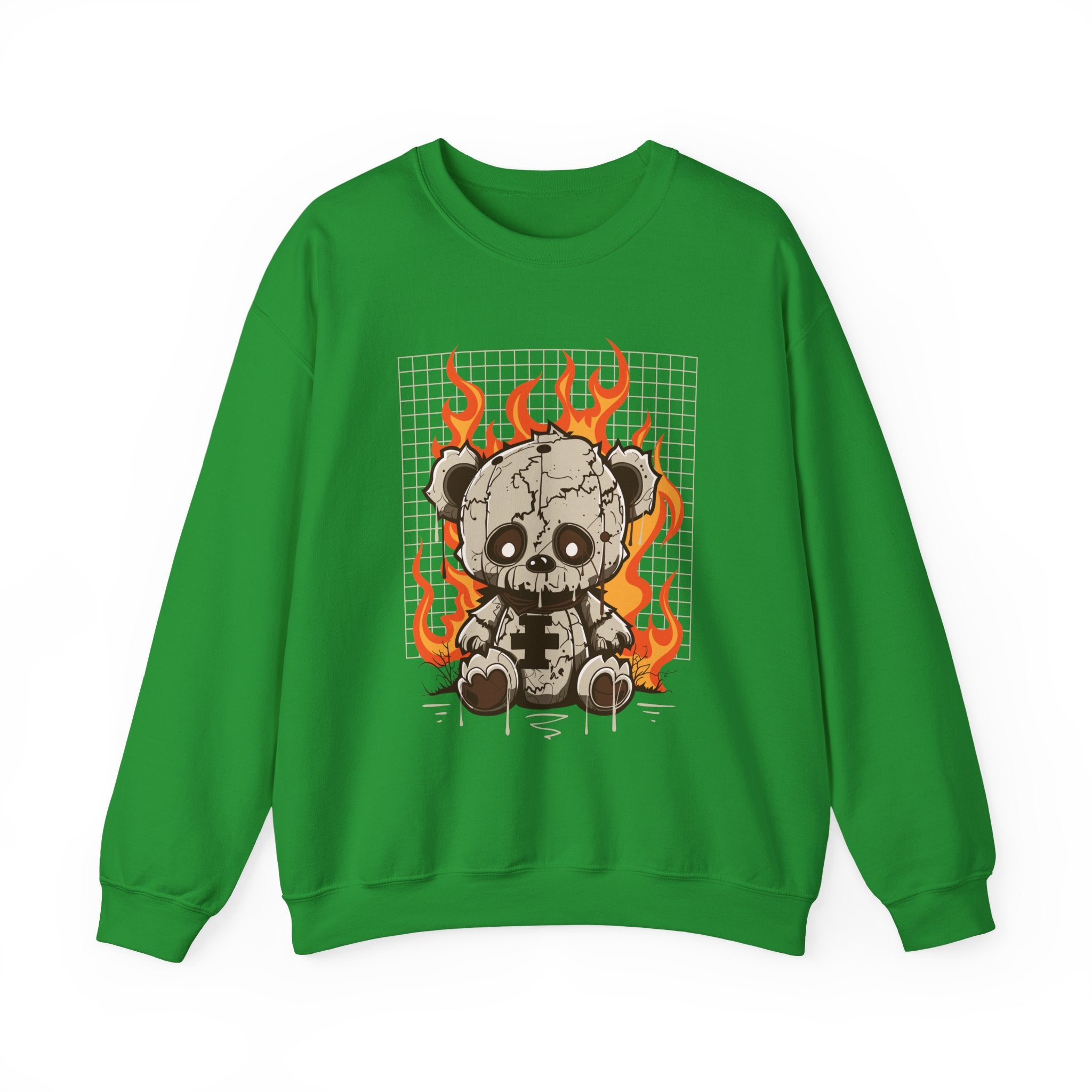 TeddyBear Fire Sweatshirt - Shirt Cave