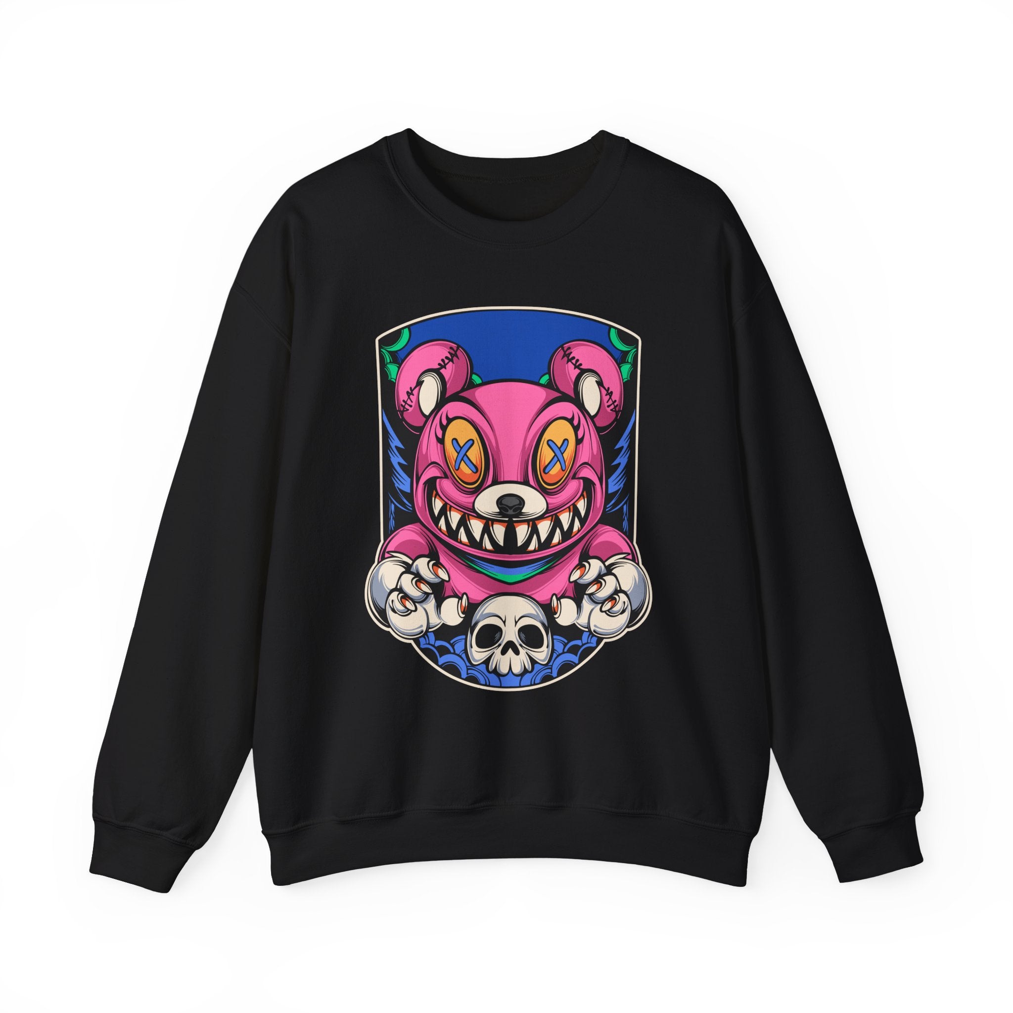 Teddybear & Skull Sweatshirt - Shirt Cave