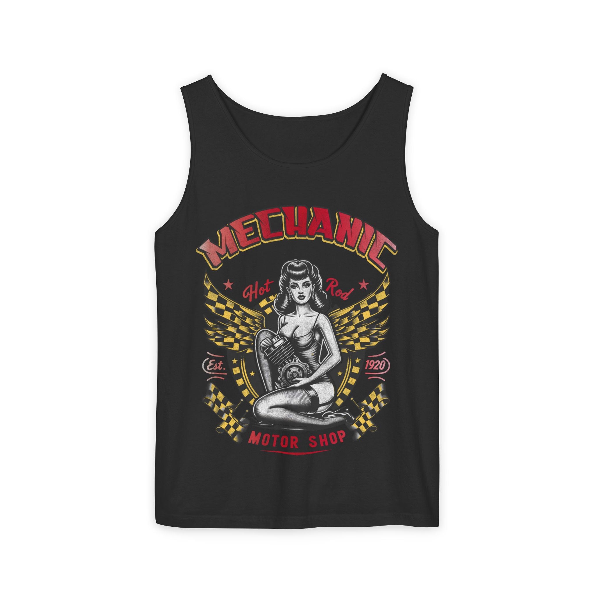 Mechanic Tank Top - Shirt Cave
