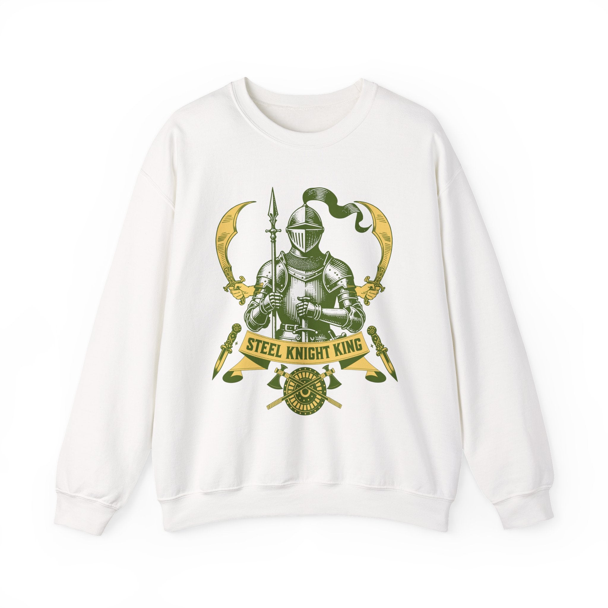 Steel Knight King Sweatshirt - Shirt Cave