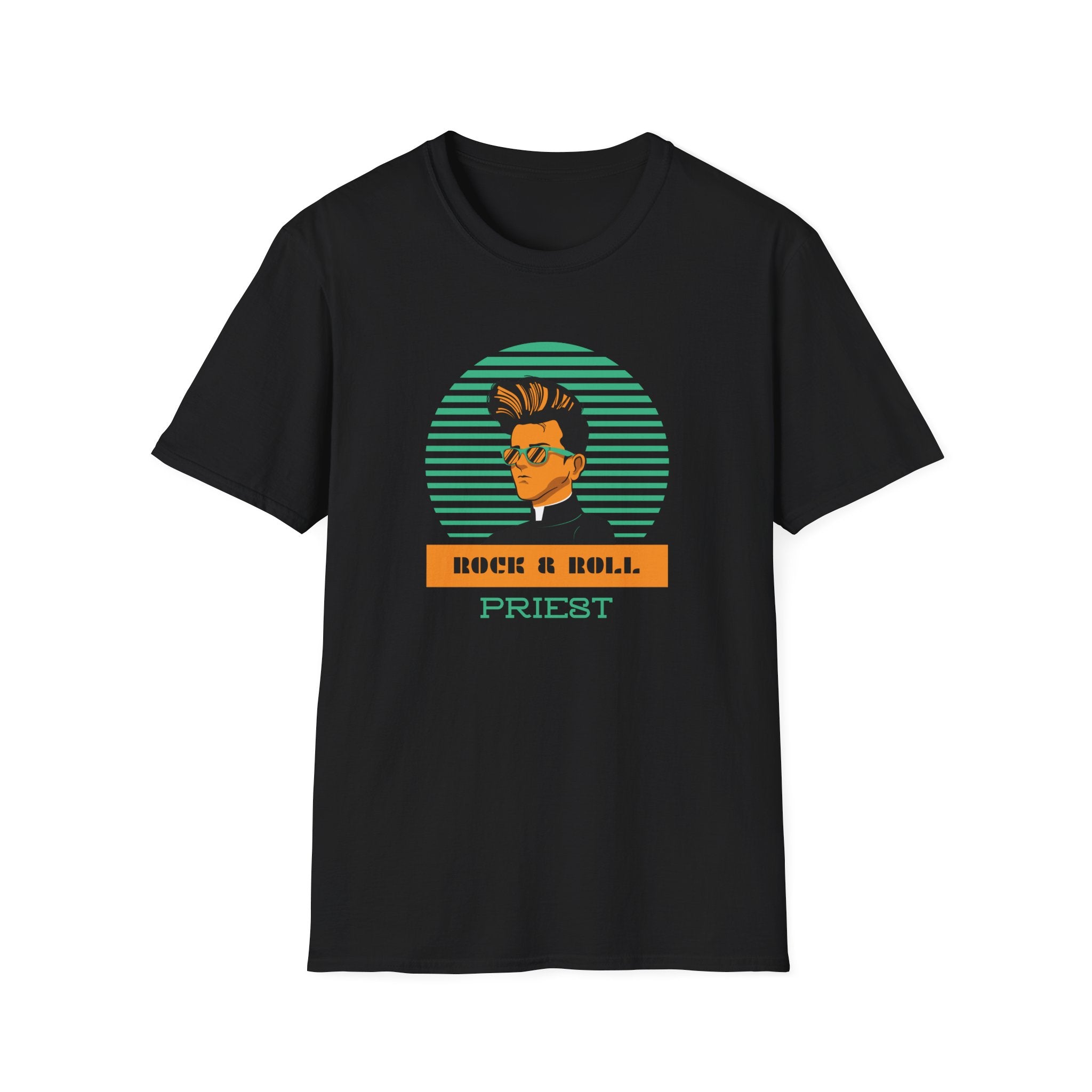 Rock & Roll Priest T-Shirt - Shirt Cave