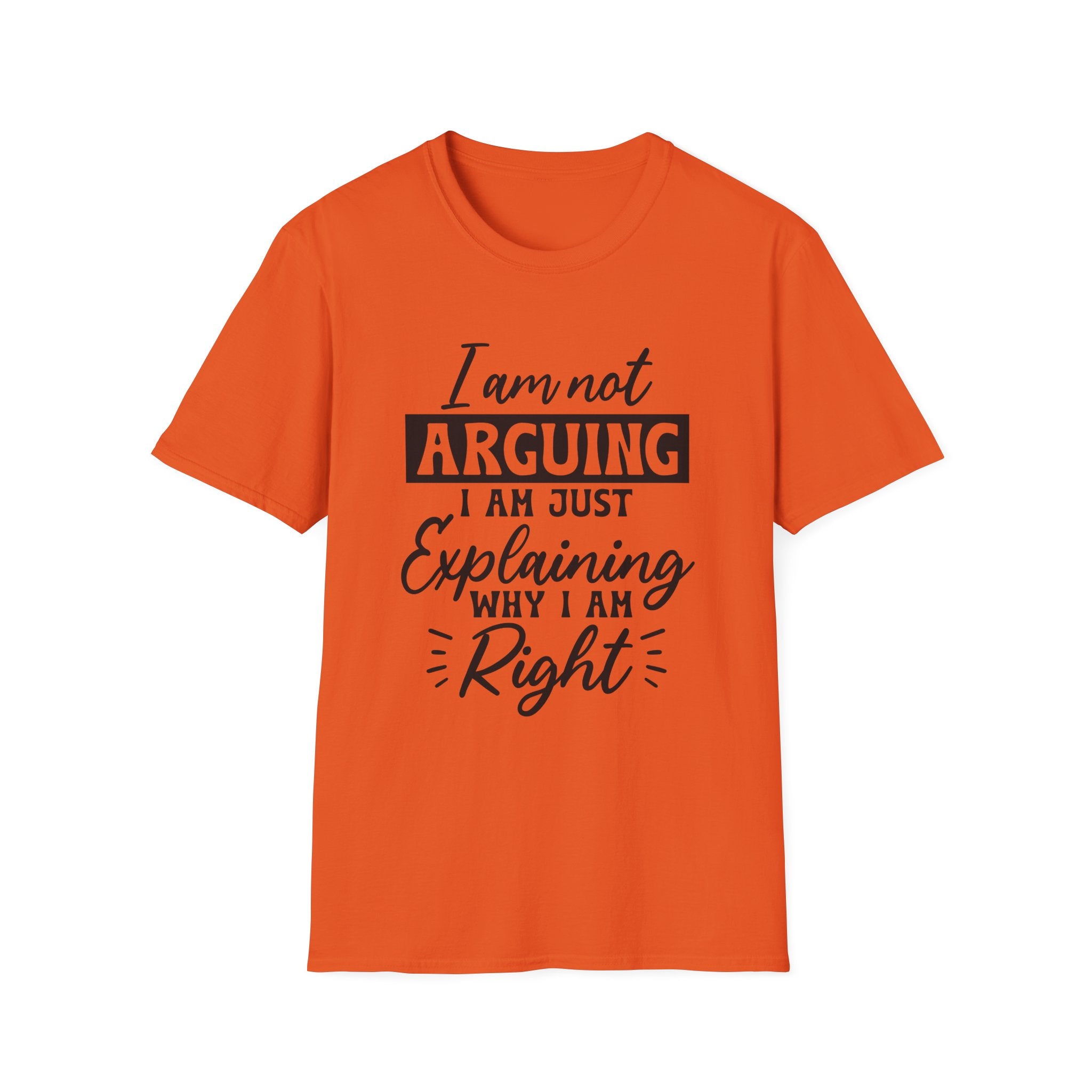 I Am Not Arguing T-Shirt - Shirt Cave