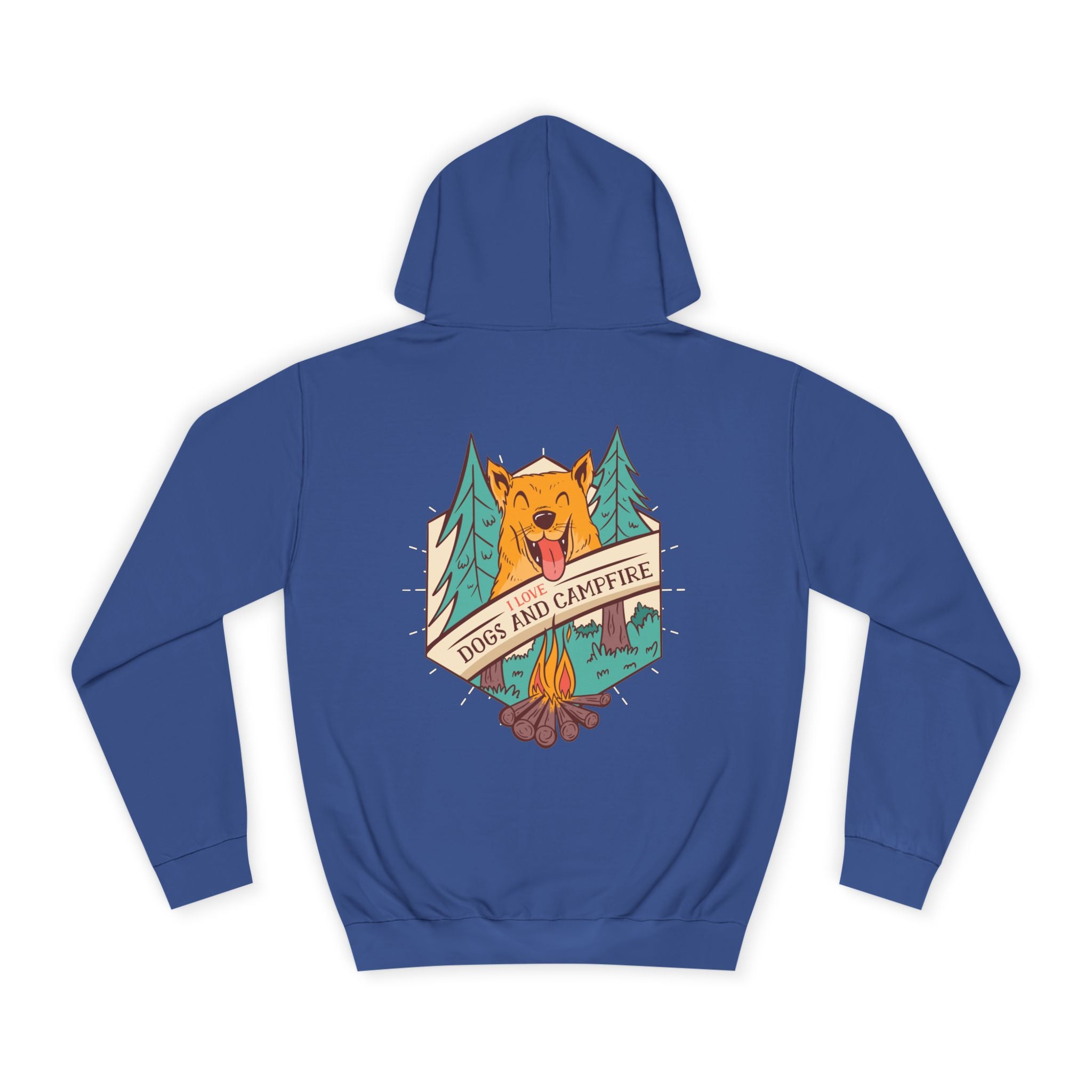 I Love Dogs And Campfire Hoodie - Shirt Cave