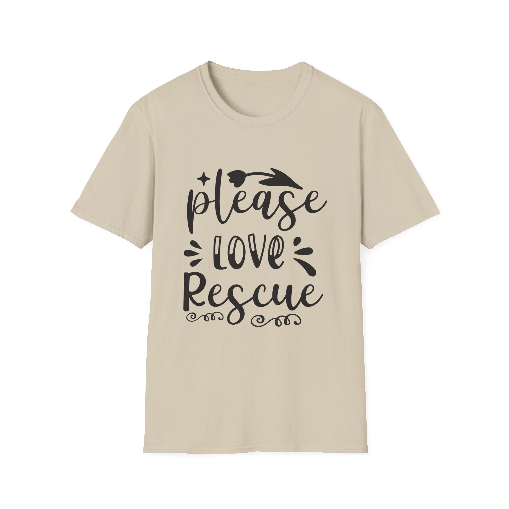 Please Love Rescue T-Shirt - Shirt Cave