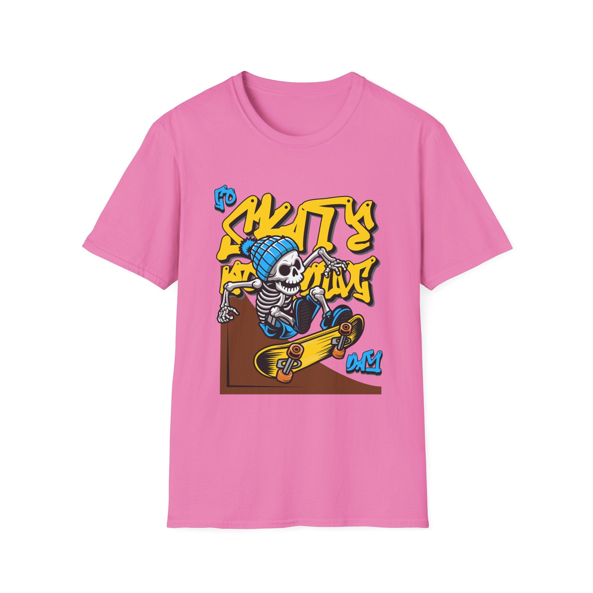 Skateboarder Skeleton T-Shirt - Shirt Cave
