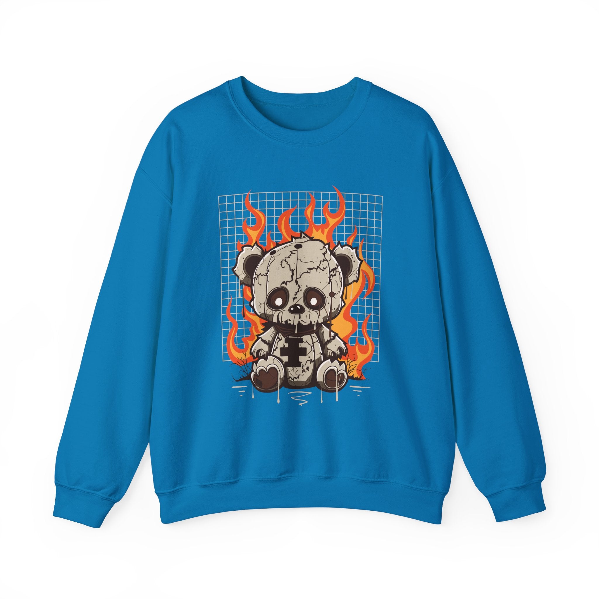 TeddyBear Fire Sweatshirt - Shirt Cave