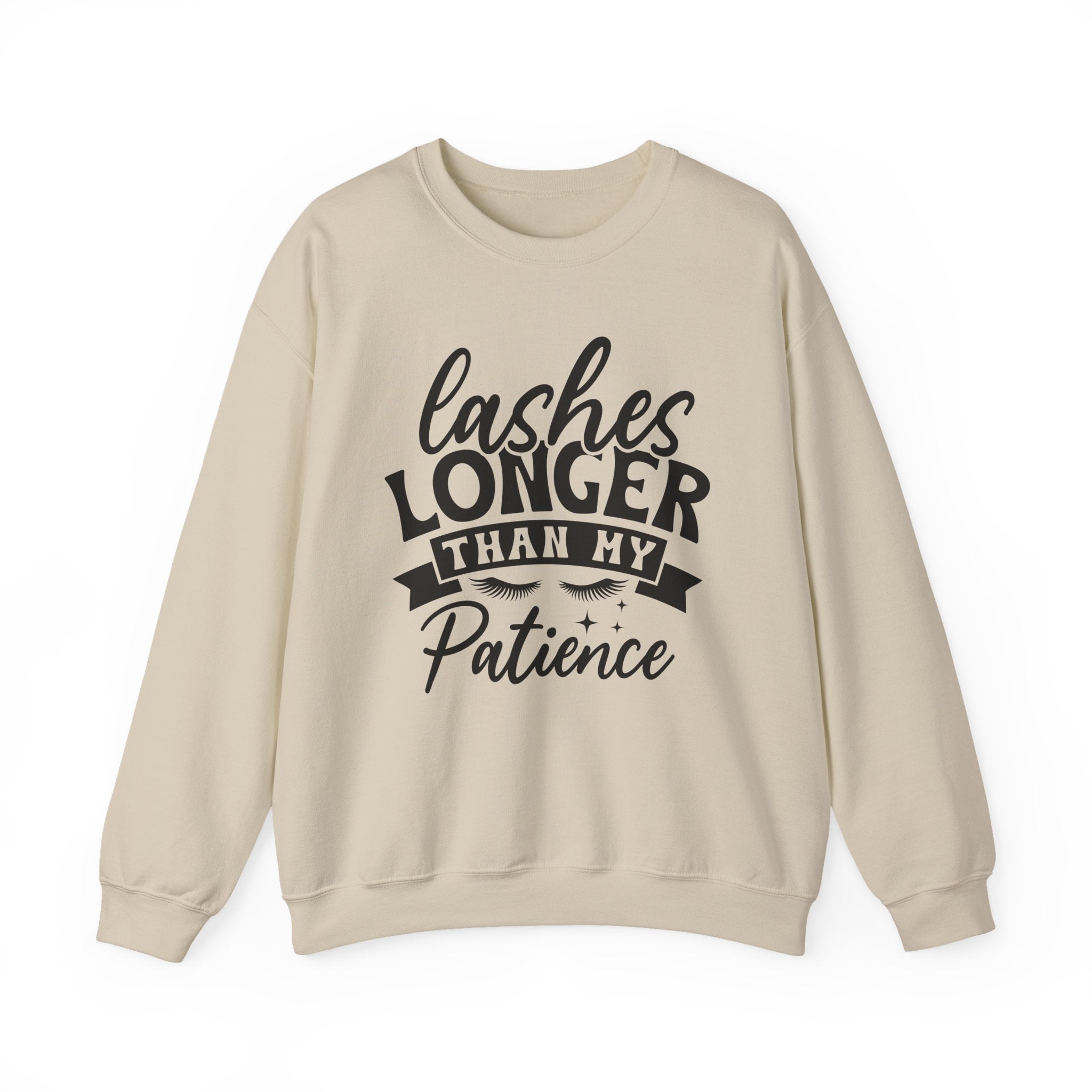 Lashes Longer Than My Patience Sweatshirt - Shirt Cave
