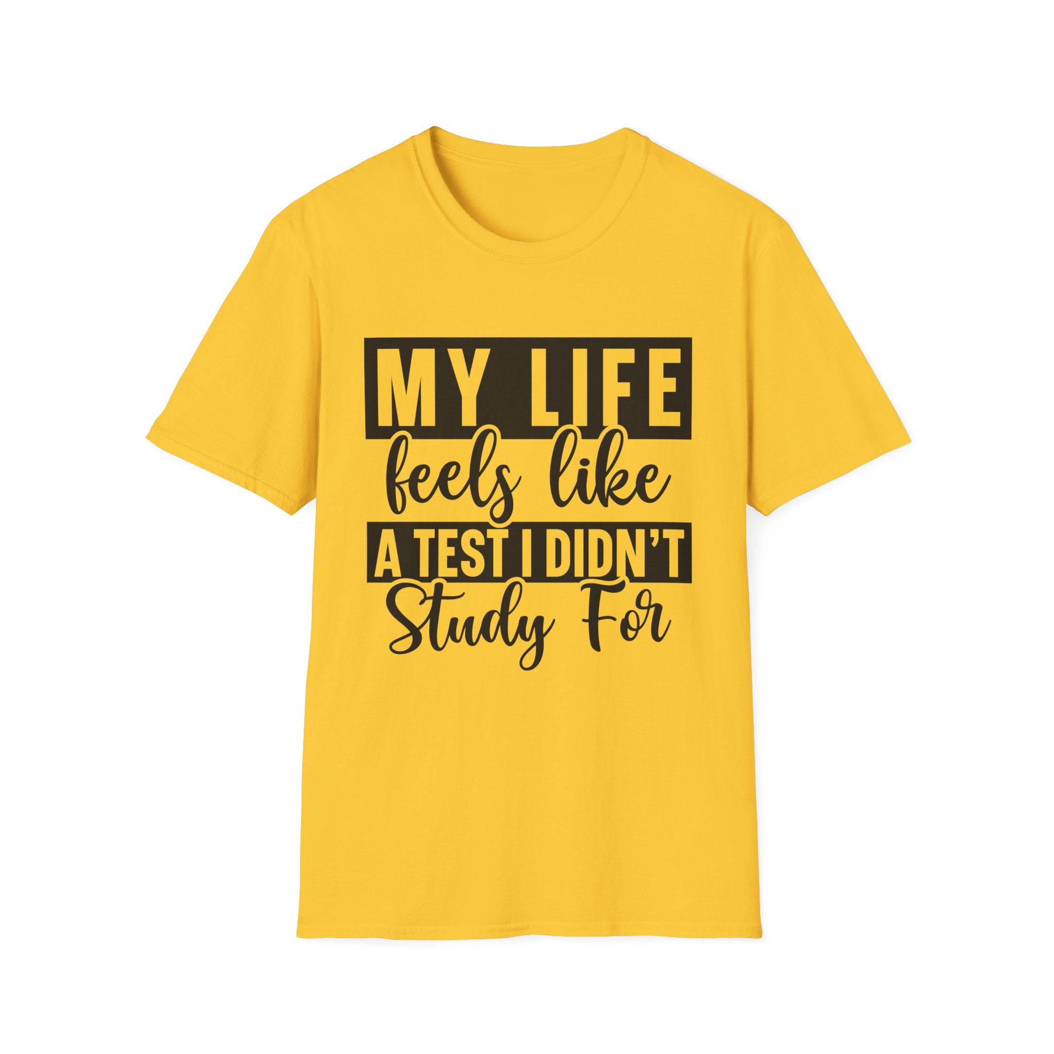 My Life Feels Like a Test I Didn't Study For T-Shirt - Shirt Cave