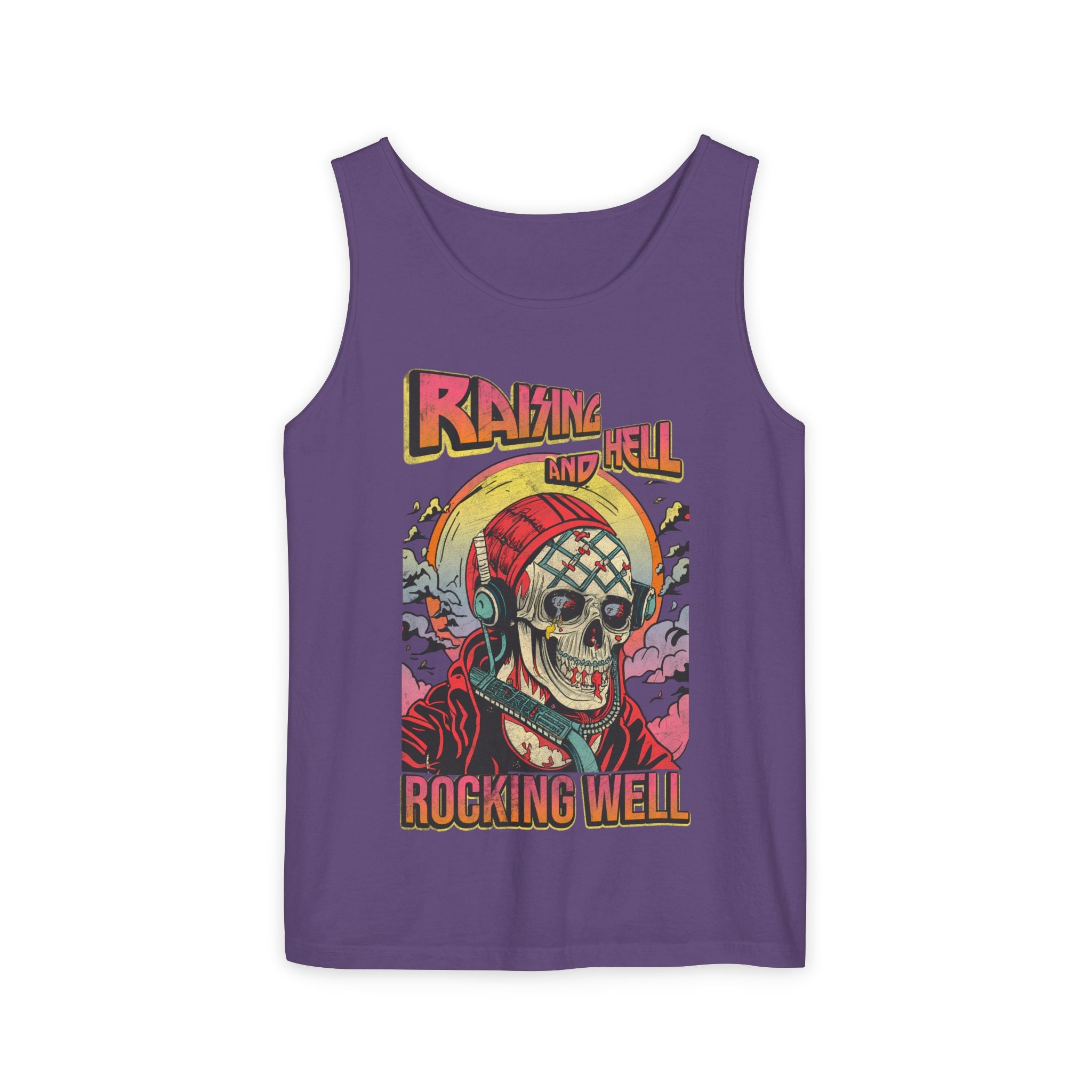 Raising Hell and Rocking Well Tank Top - Shirt Cave