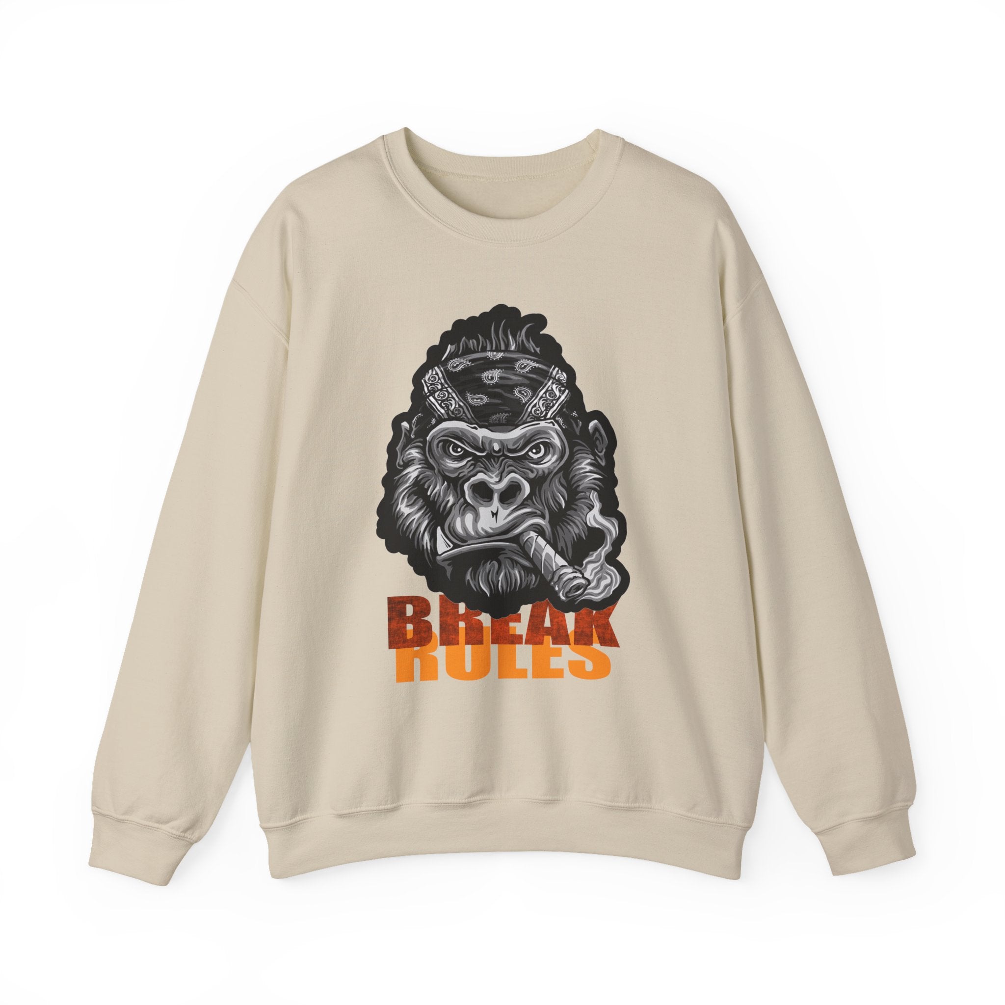 Gorilla Break Rules Sweatshirt - Shirt Cave