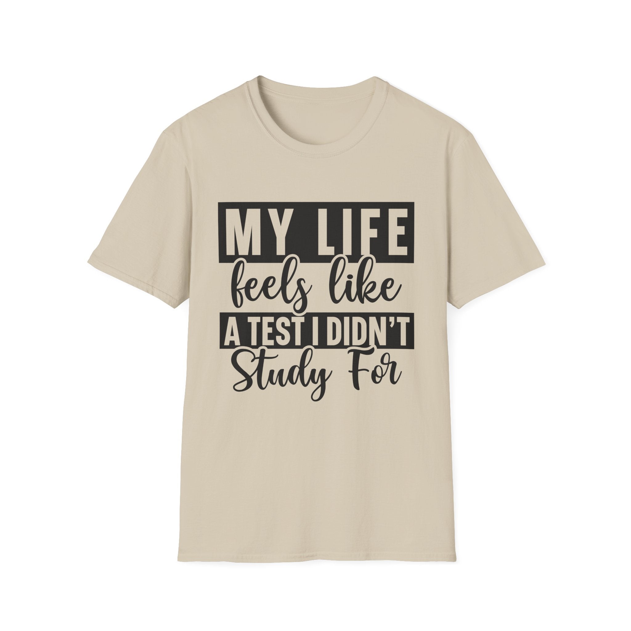 My Life Feels Like a Test I Didn't Study For T-Shirt - Shirt Cave