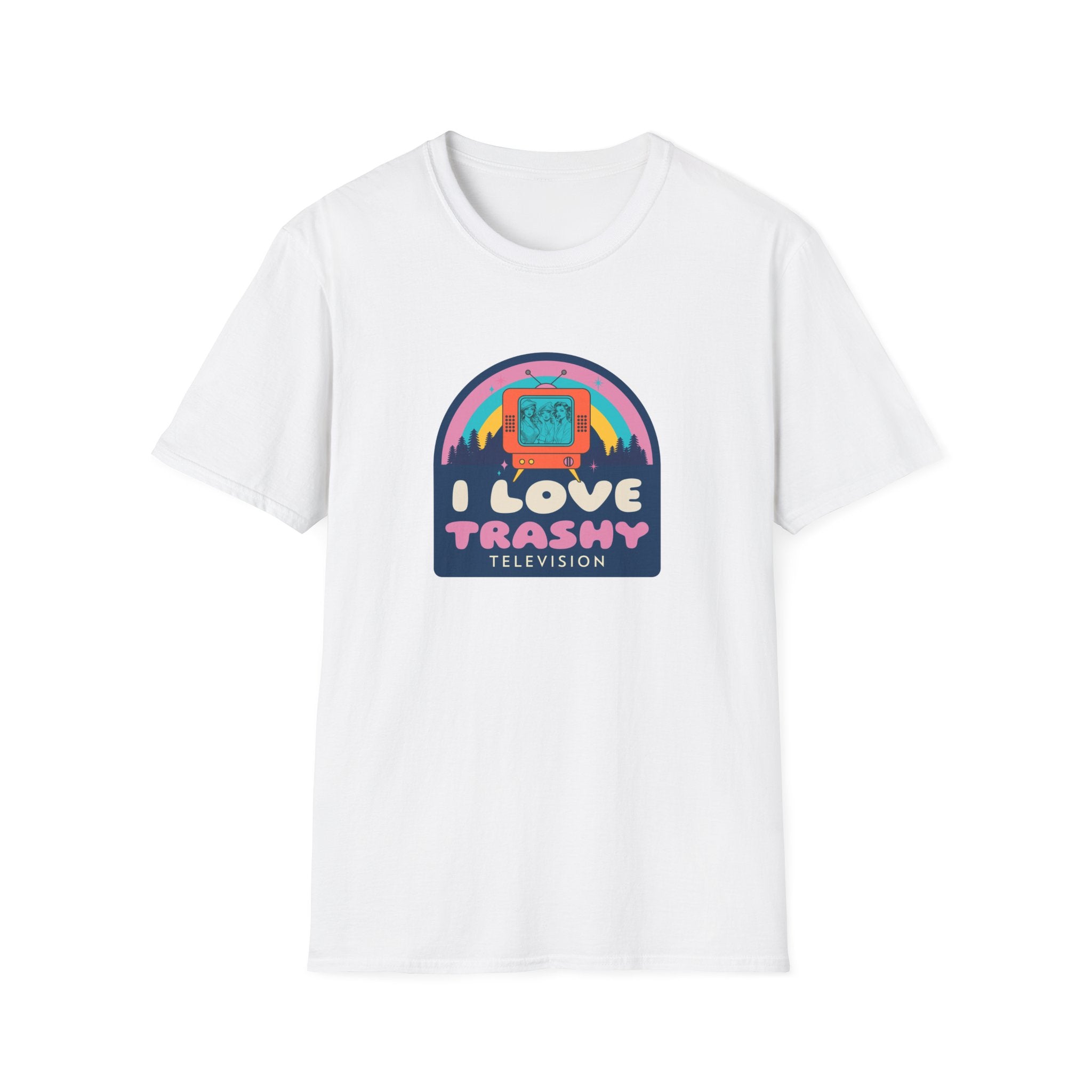 I Love Trashy Television T-Shirt - Shirt Cave