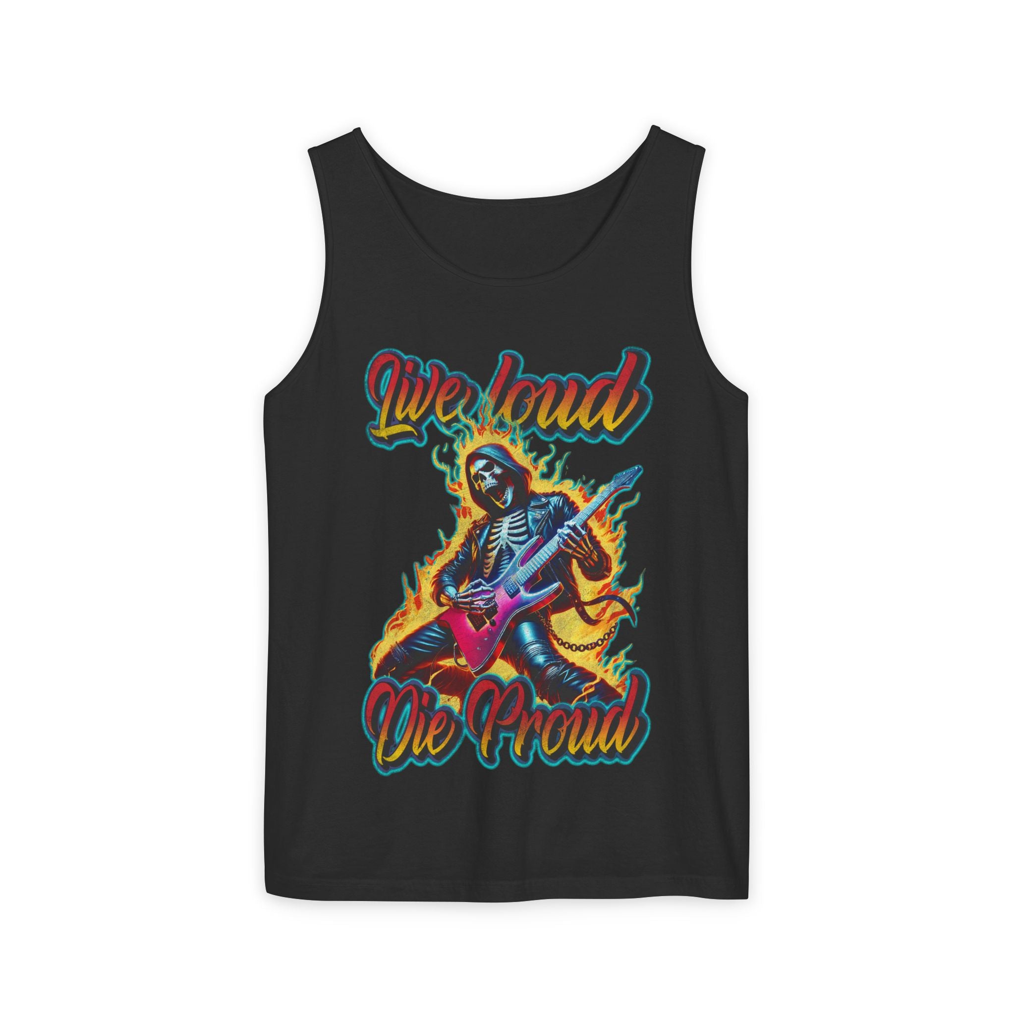 Live Loud Die Proud Tank Top - Shirt Cave