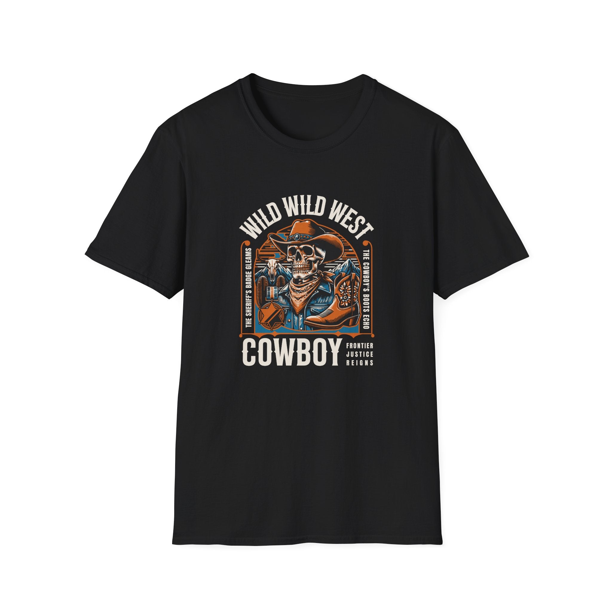 Wild Wild West Cowboy T-Shirt - Shirt Cave
