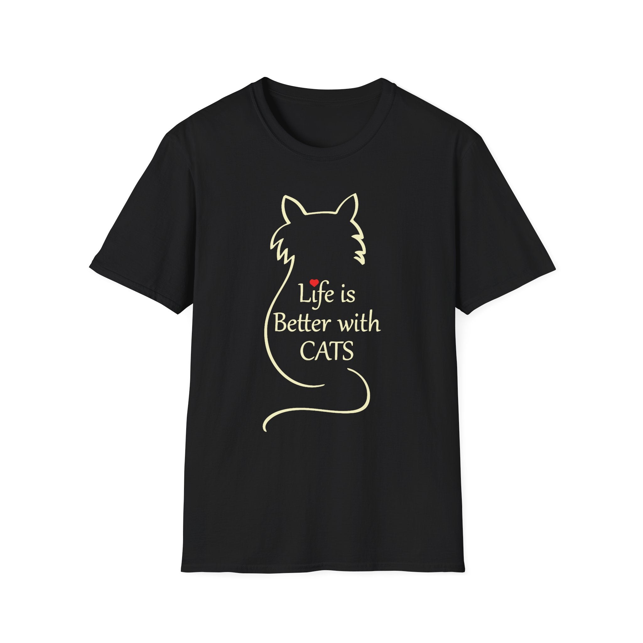 Life Is Better With Cats T-Shirt - Shirt Cave