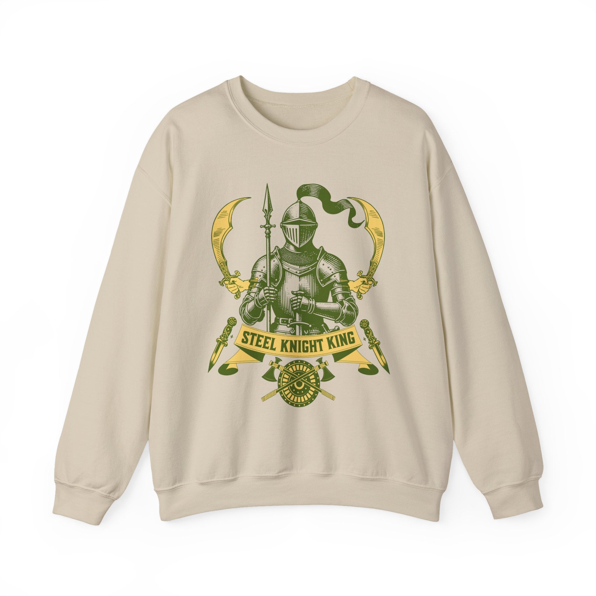 Steel Knight King Sweatshirt - Shirt Cave
