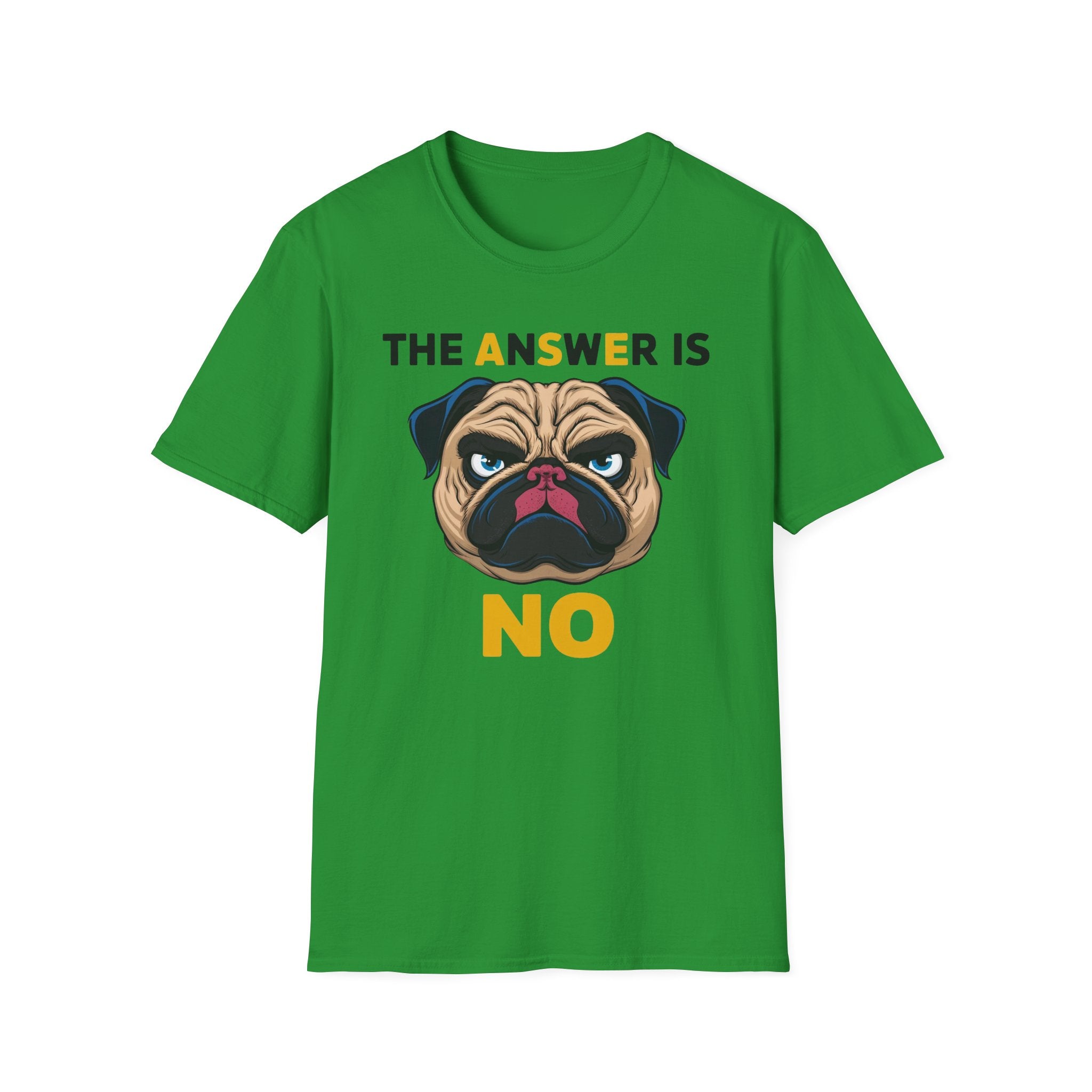 The Answer Is No T-Shirt - Shirt Cave