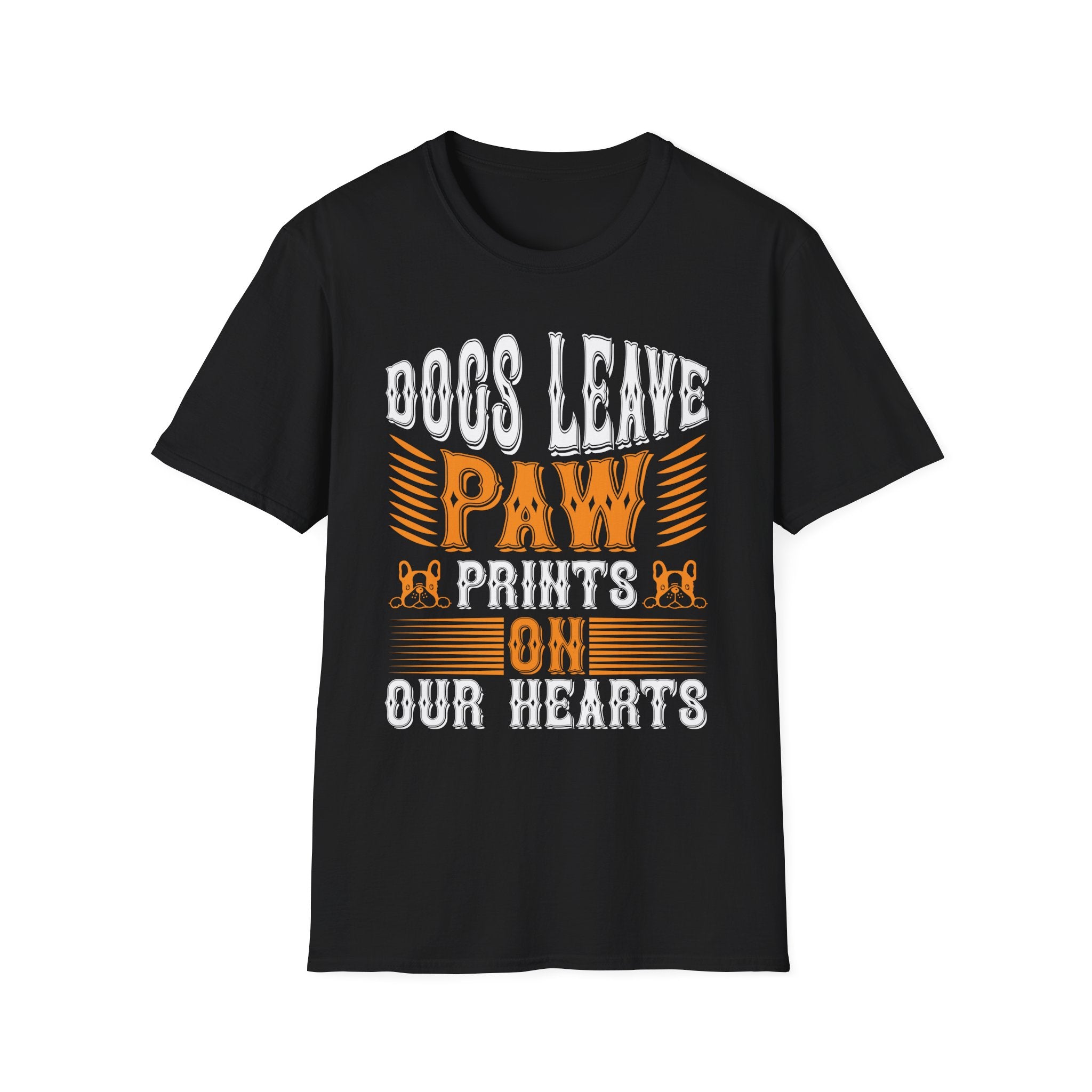 Dogs Leave Paw Prints On Our Hearts T-Shirt - Shirt Cave
