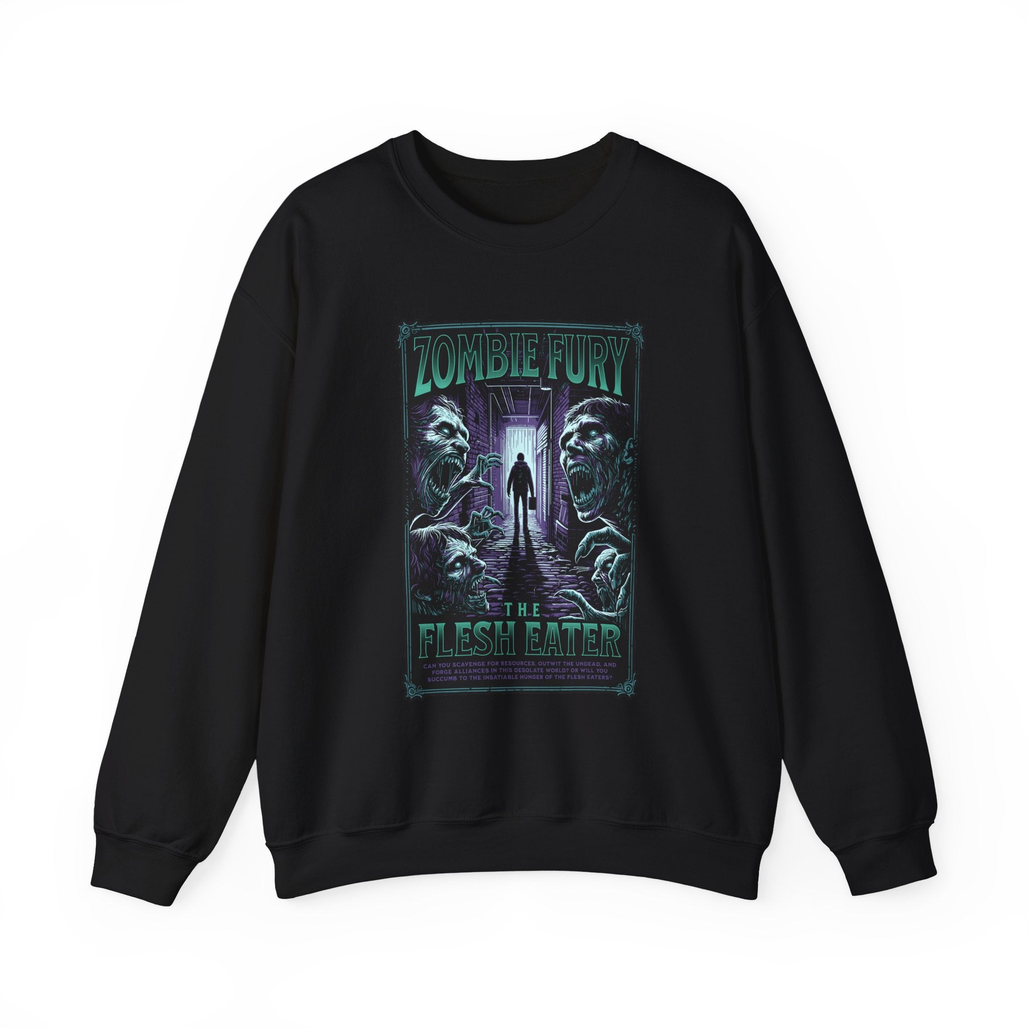 Zombie Fury Sweatshirt - Shirt Cave