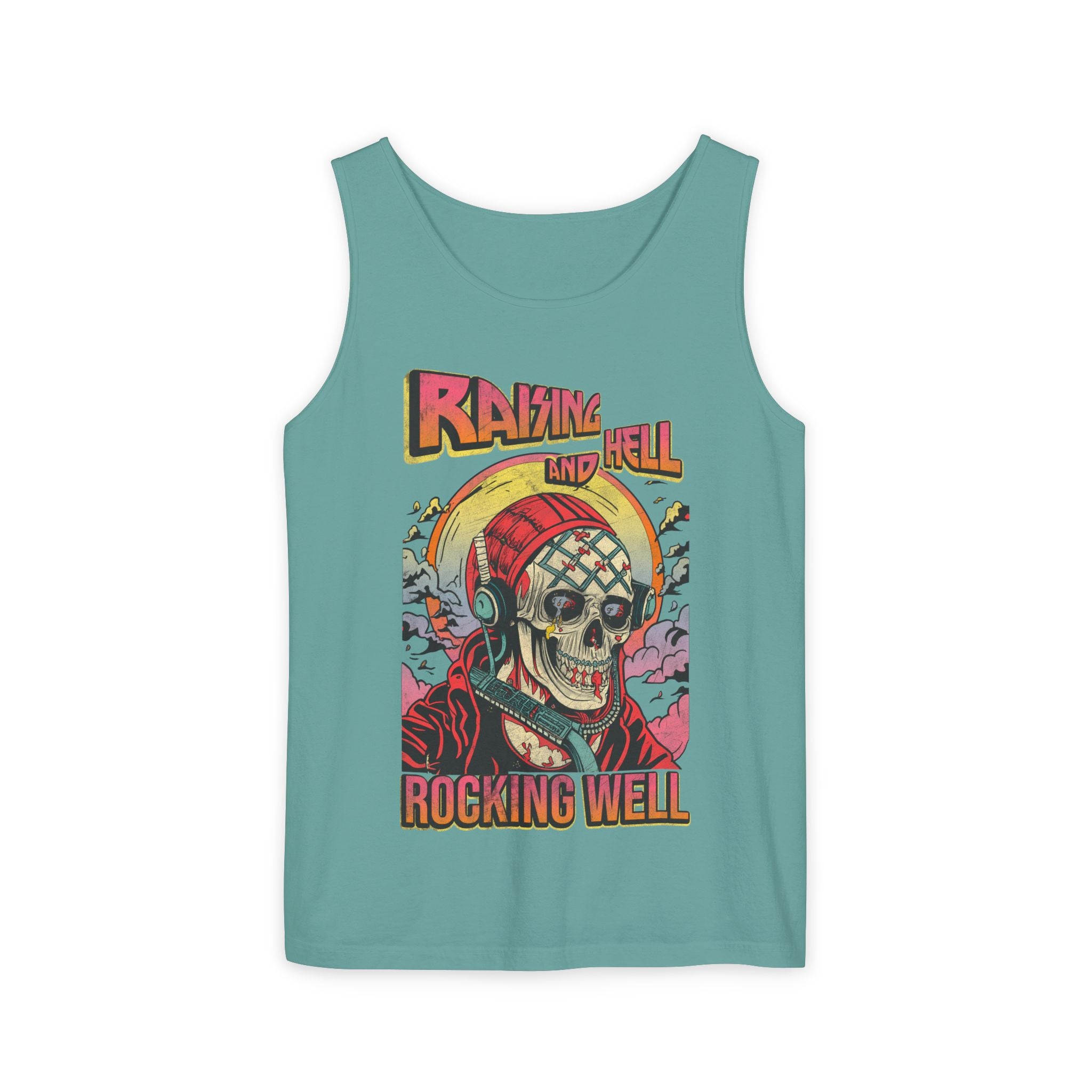 Raising Hell and Rocking Well Tank Top - Shirt Cave