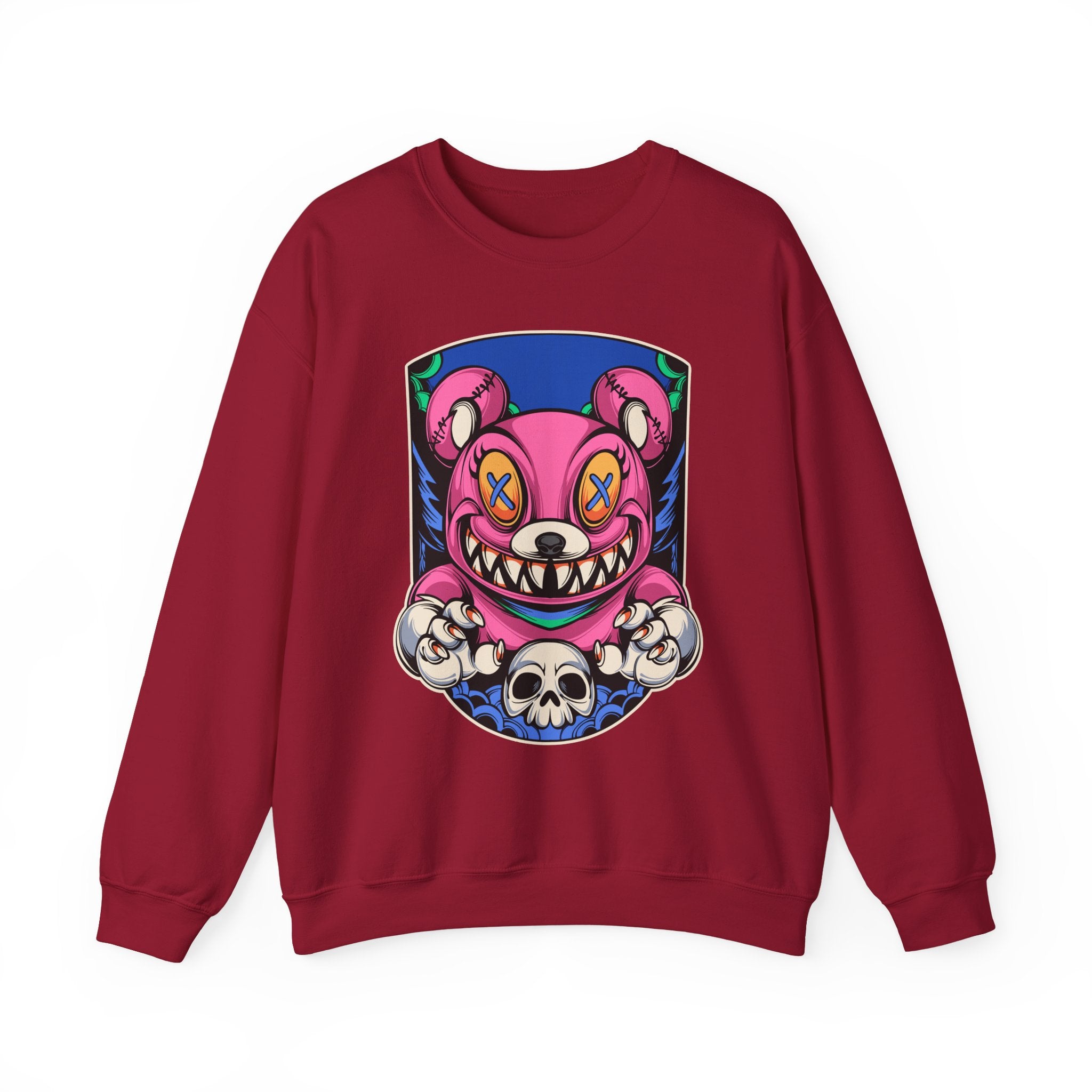 Teddybear & Skull Sweatshirt - Shirt Cave
