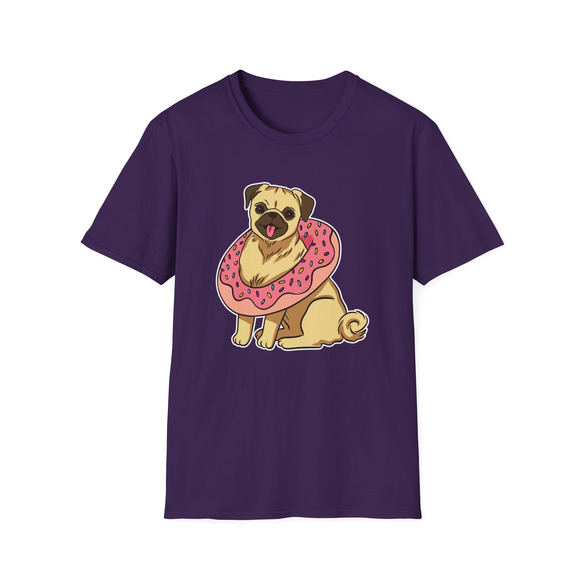 Donut Pug T-Shirt - Shirt Cave