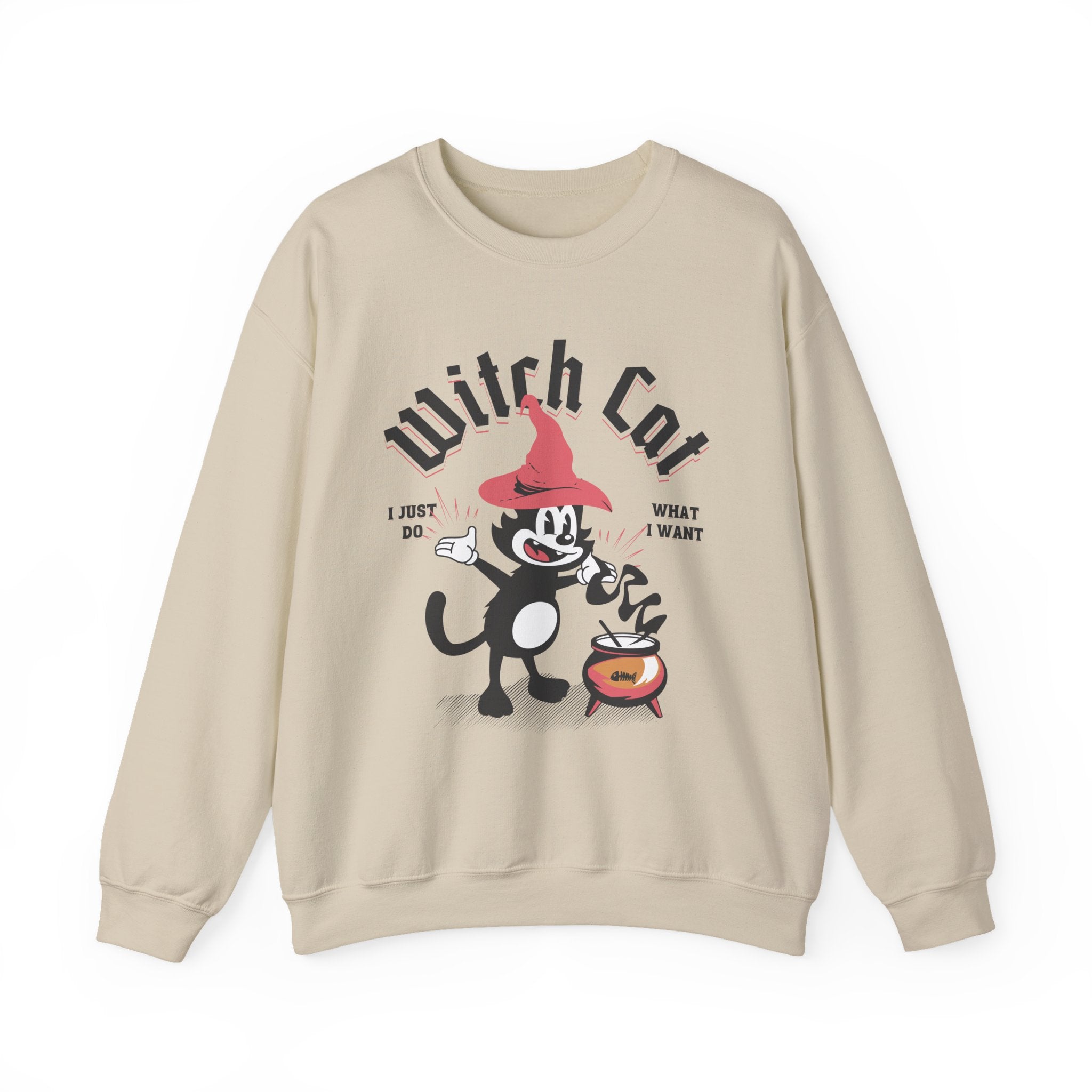 Witch Cat Sweatshirt - Shirt Cave