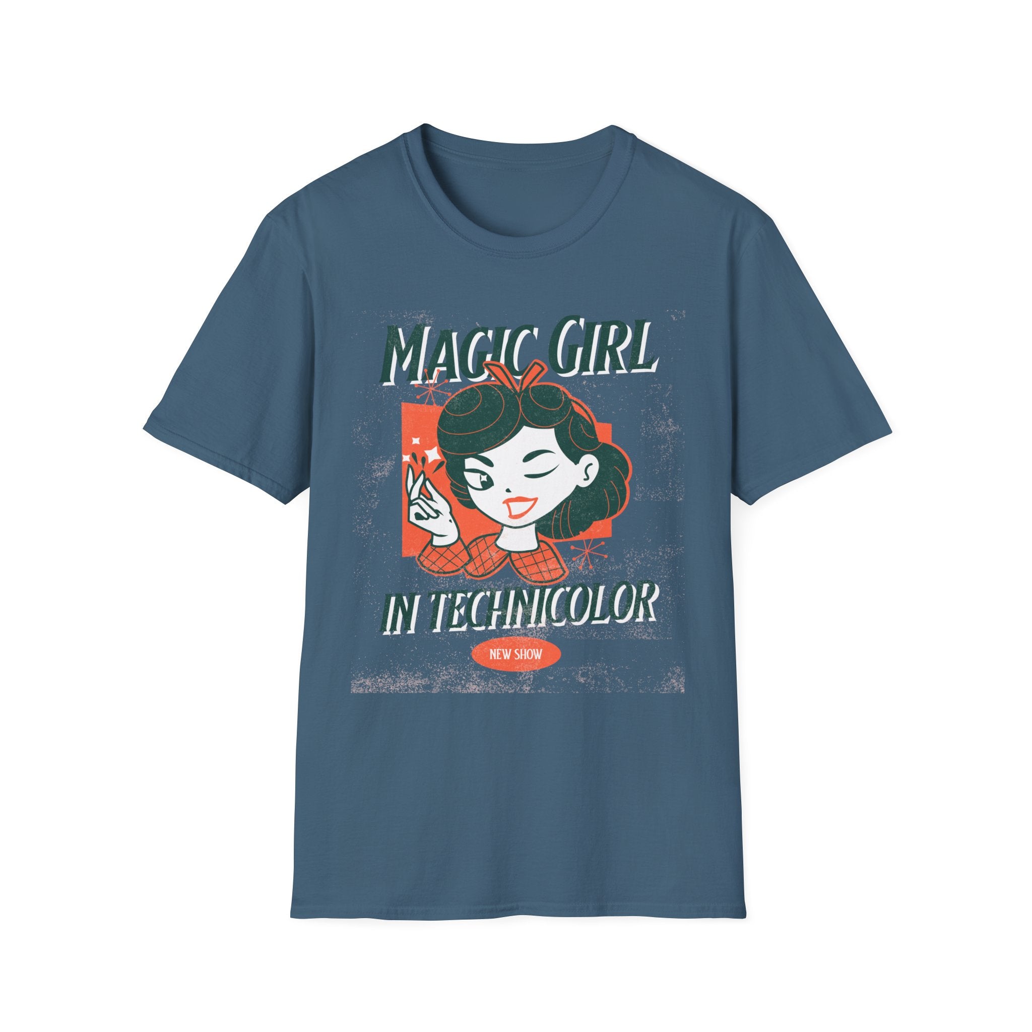 Magic Girl In Technicolor T-Shirt - Shirt Cave
