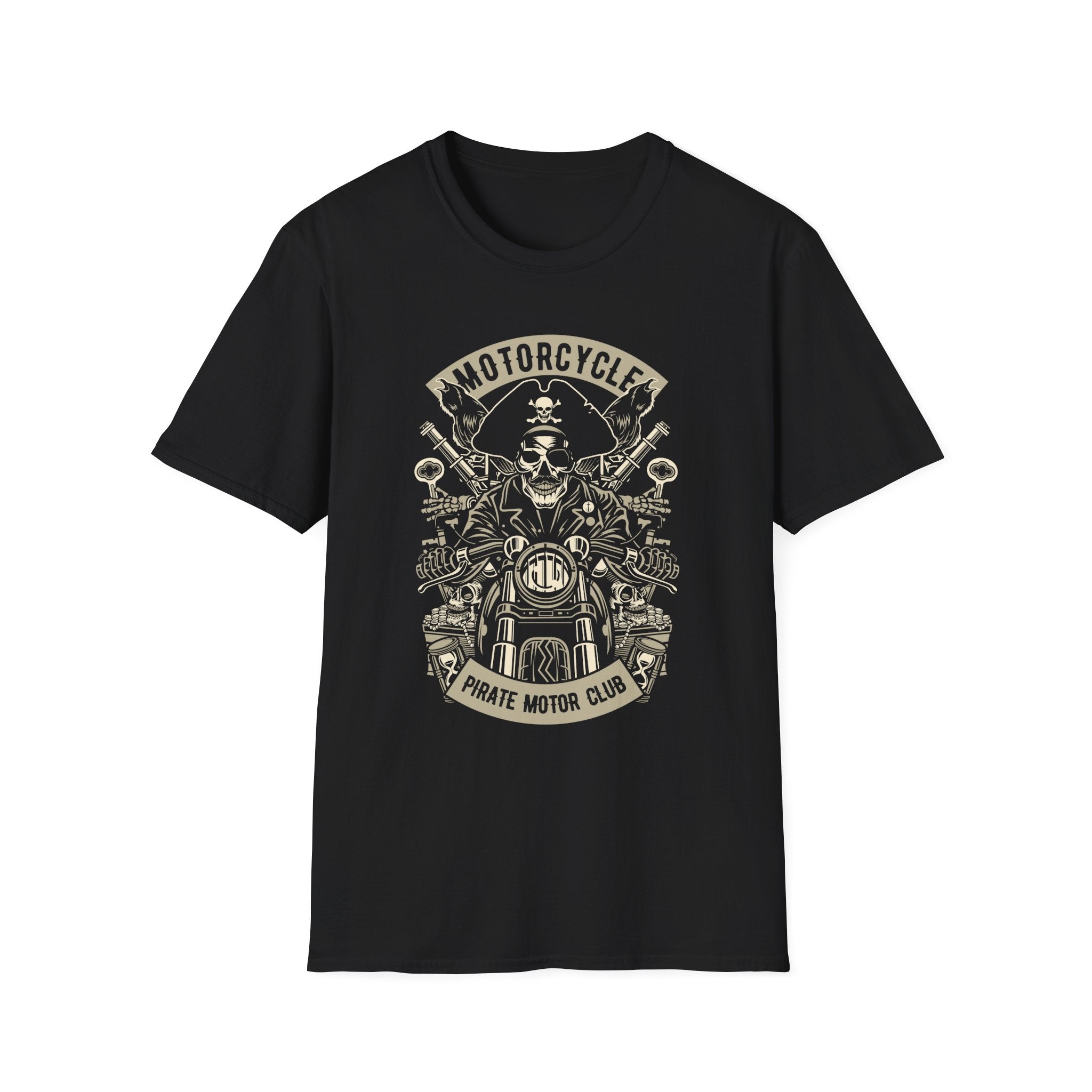 Pirate Motor Club T-Shirt - Shirt Cave