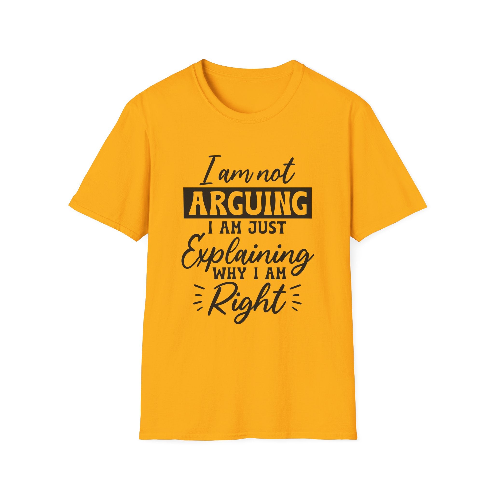 I Am Not Arguing T-Shirt - Shirt Cave