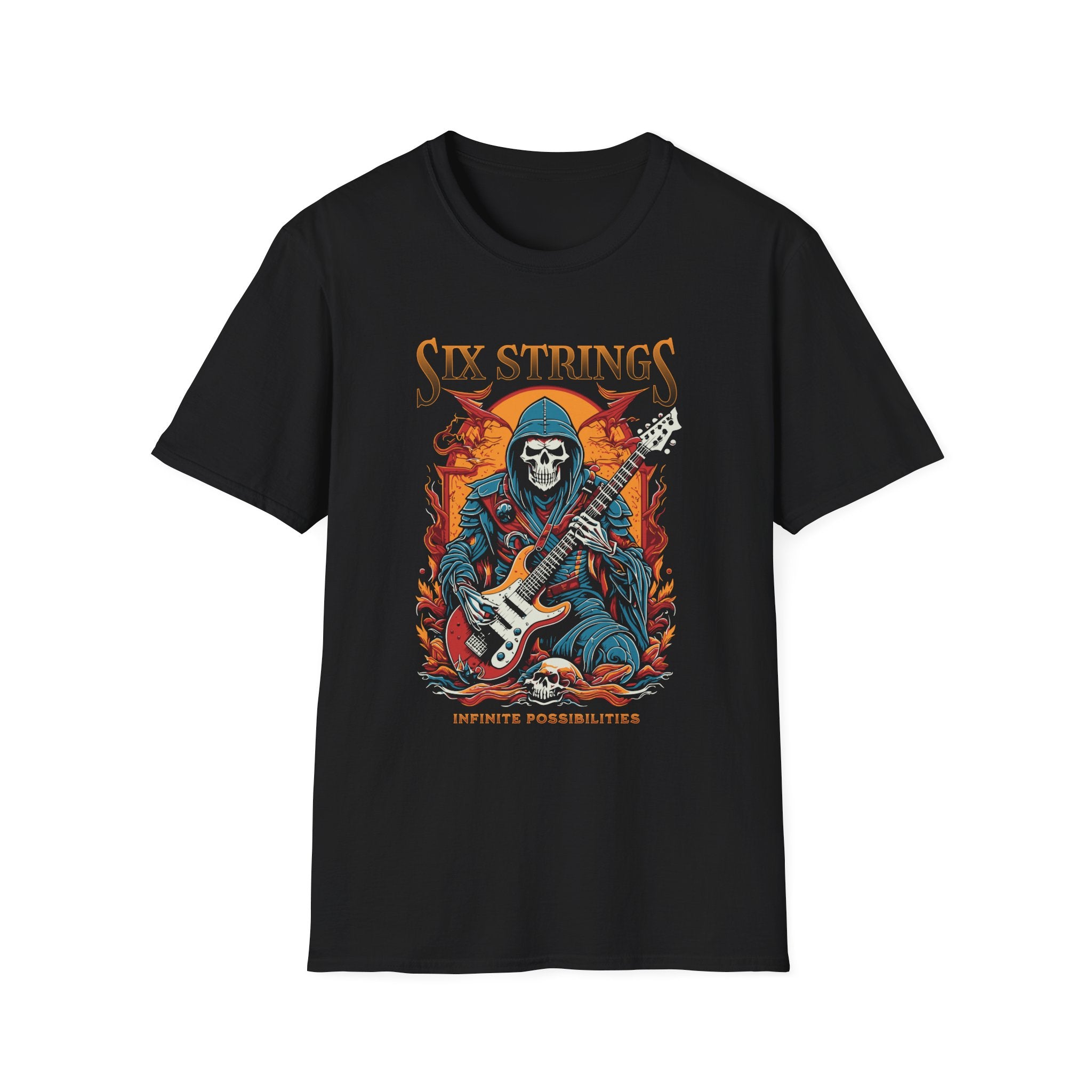Six Strings T-Shirt - Shirt Cave