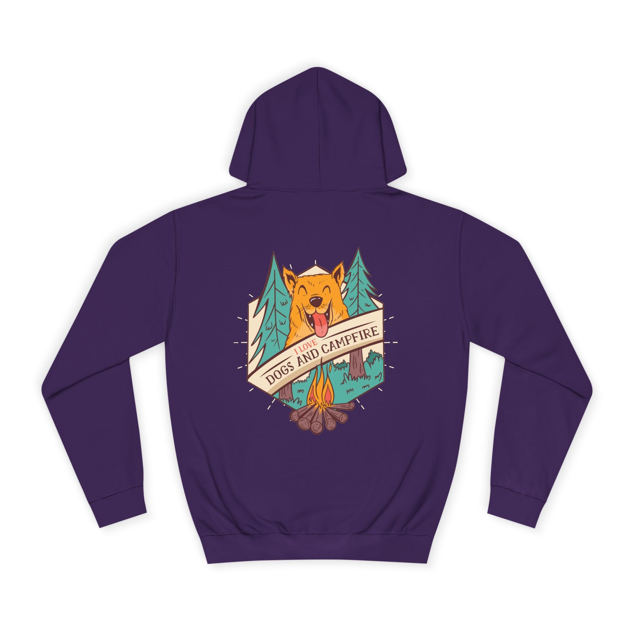 I Love Dogs And Campfire Hoodie - Shirt Cave
