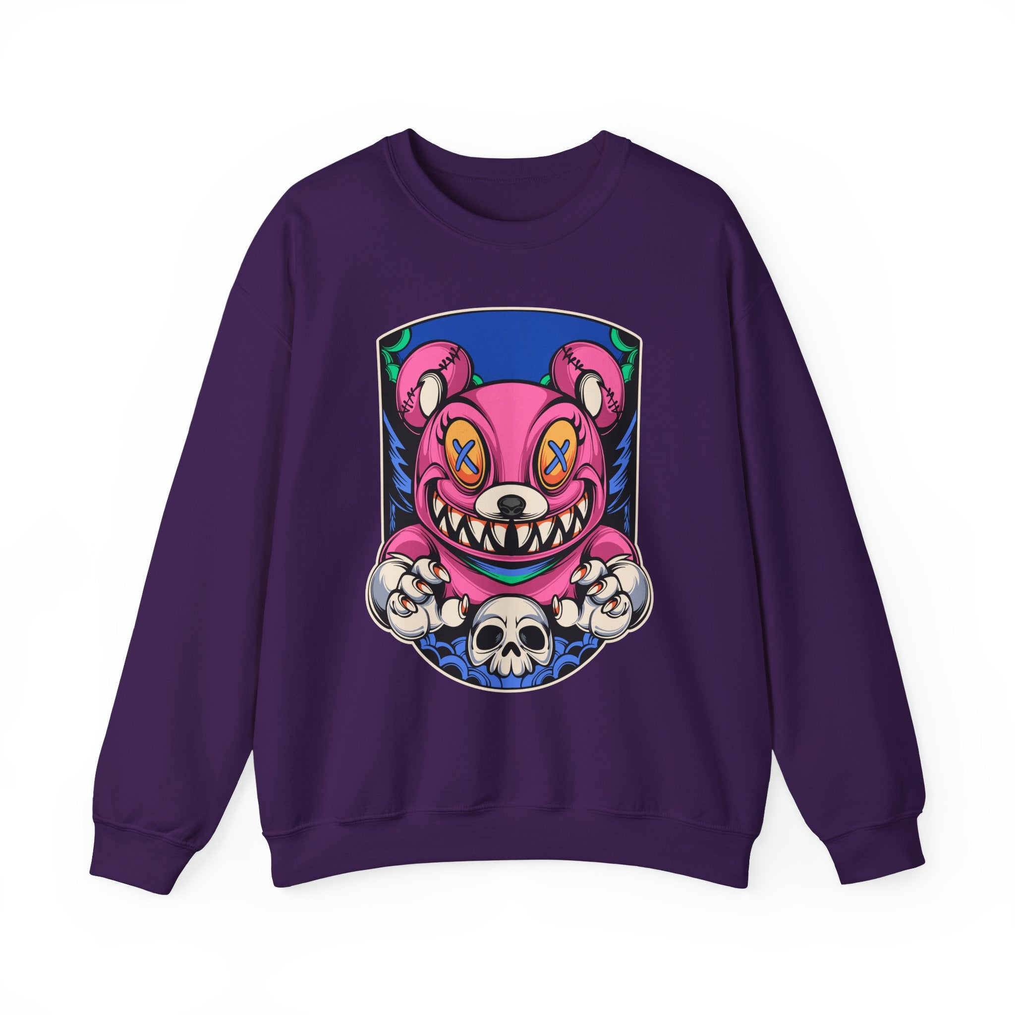 Teddybear & Skull Sweatshirt - Shirt Cave