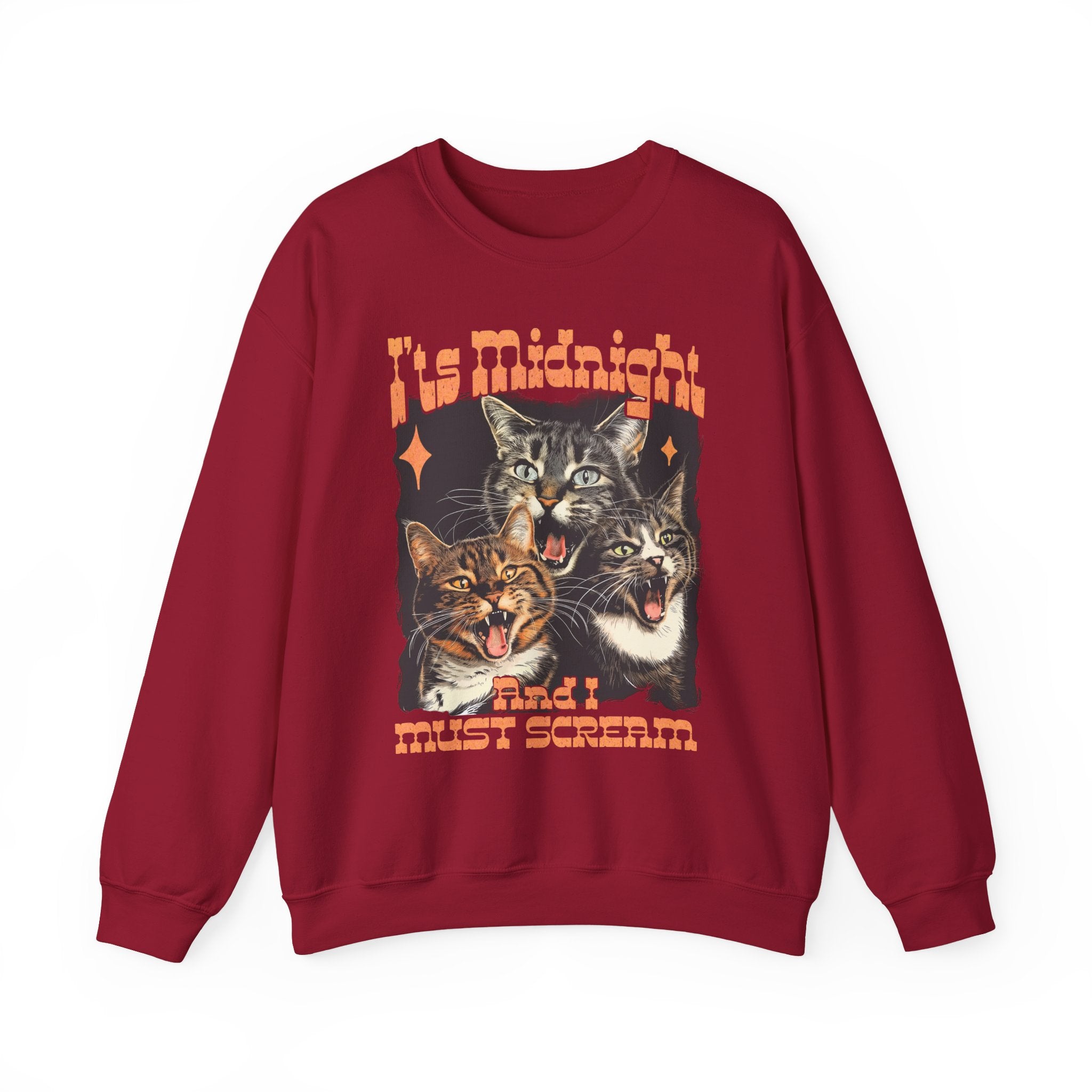 Midnight Cat Sweatshirt - Shirt Cave