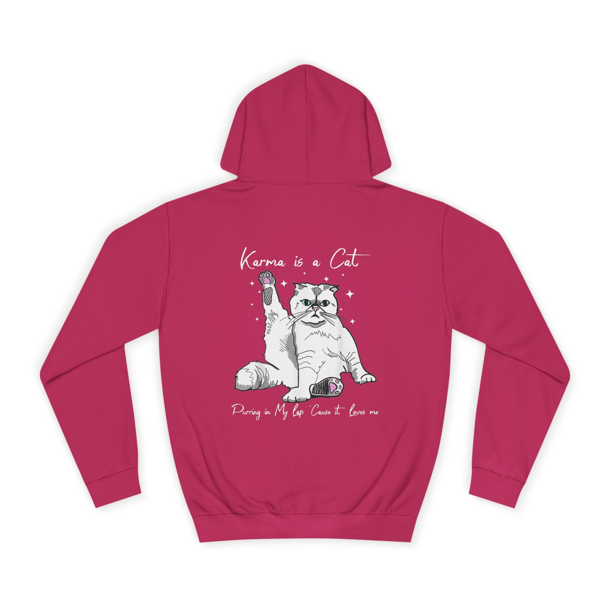Karma Is a Cat Hoodie - Shirt Cave