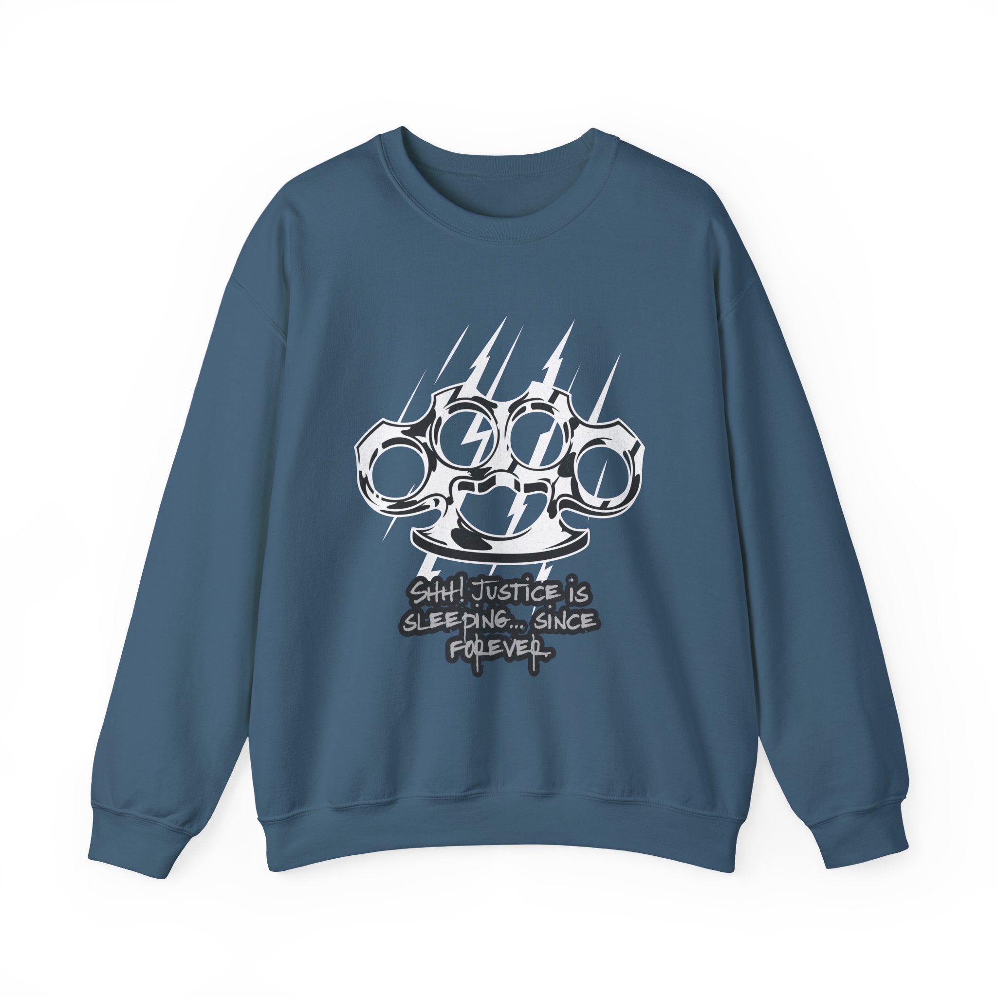 Justice Is Sleeping Sweatshirt - Shirt Cave