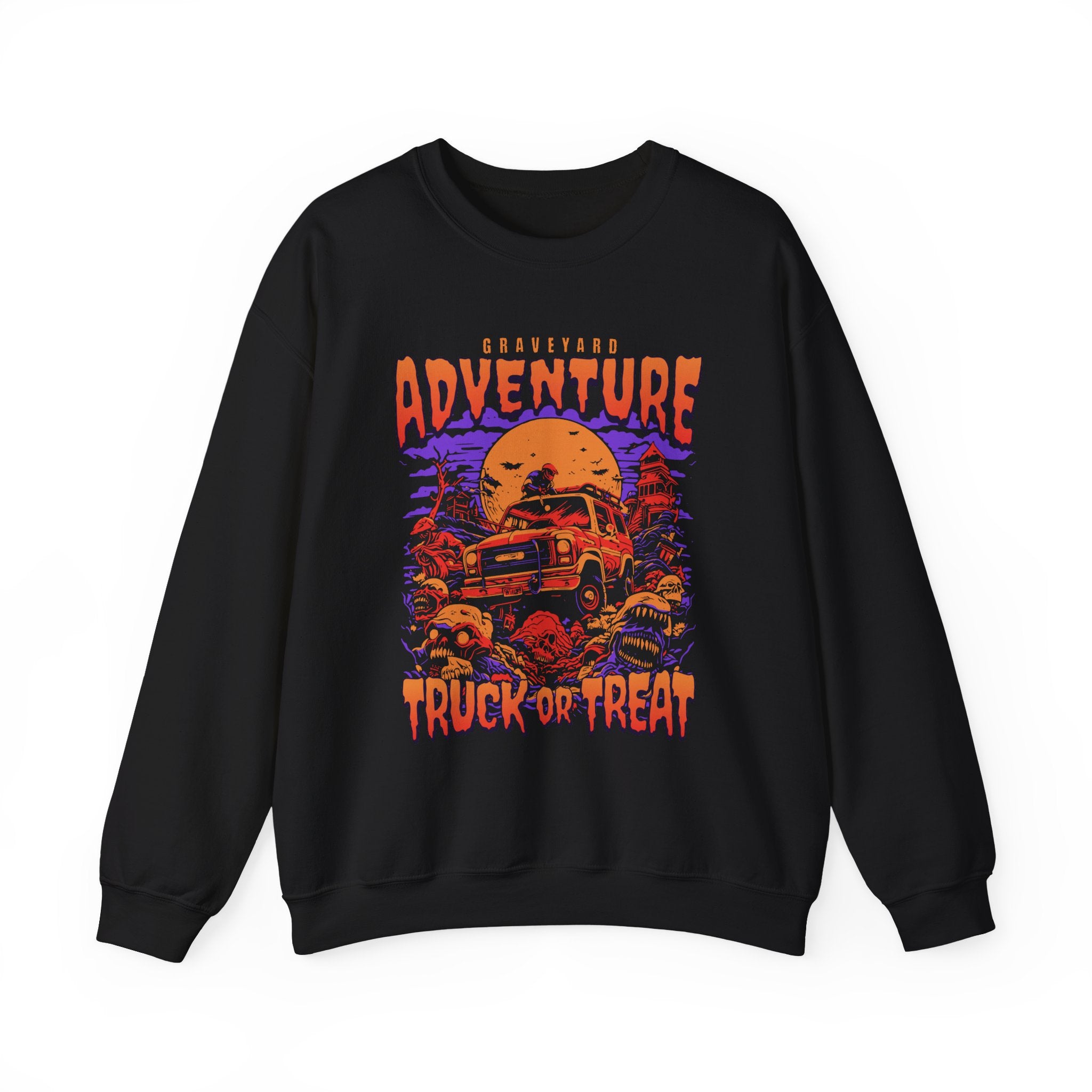 Truck or Treat Sweatshirt - Shirt Cave