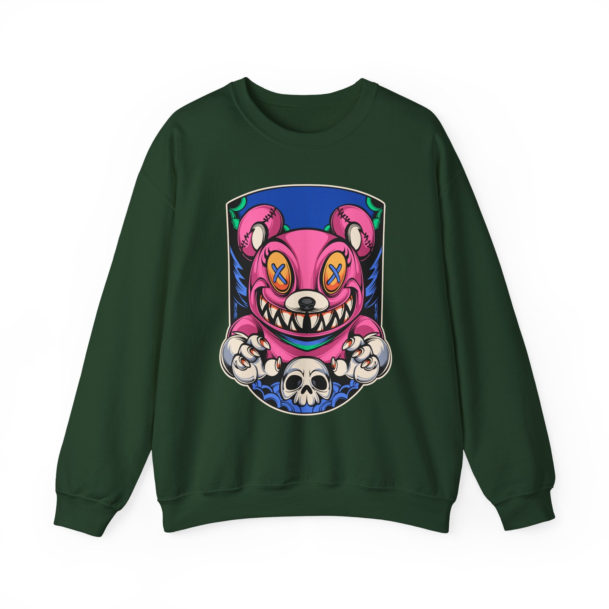 Teddybear & Skull Sweatshirt - Shirt Cave