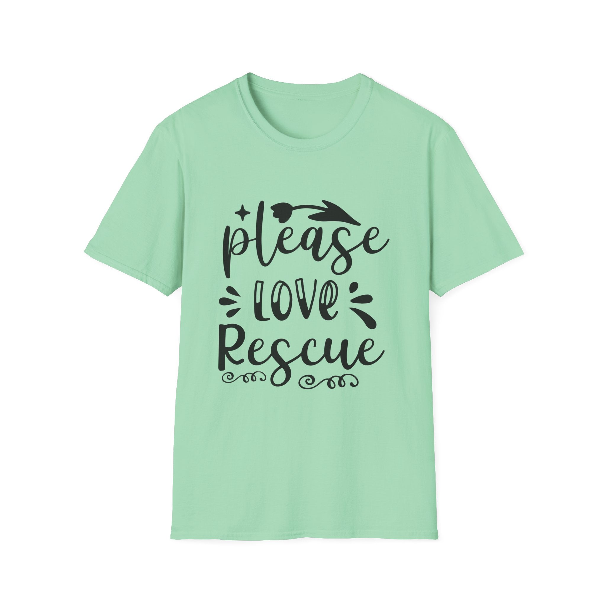 Please Love Rescue T-Shirt - Shirt Cave