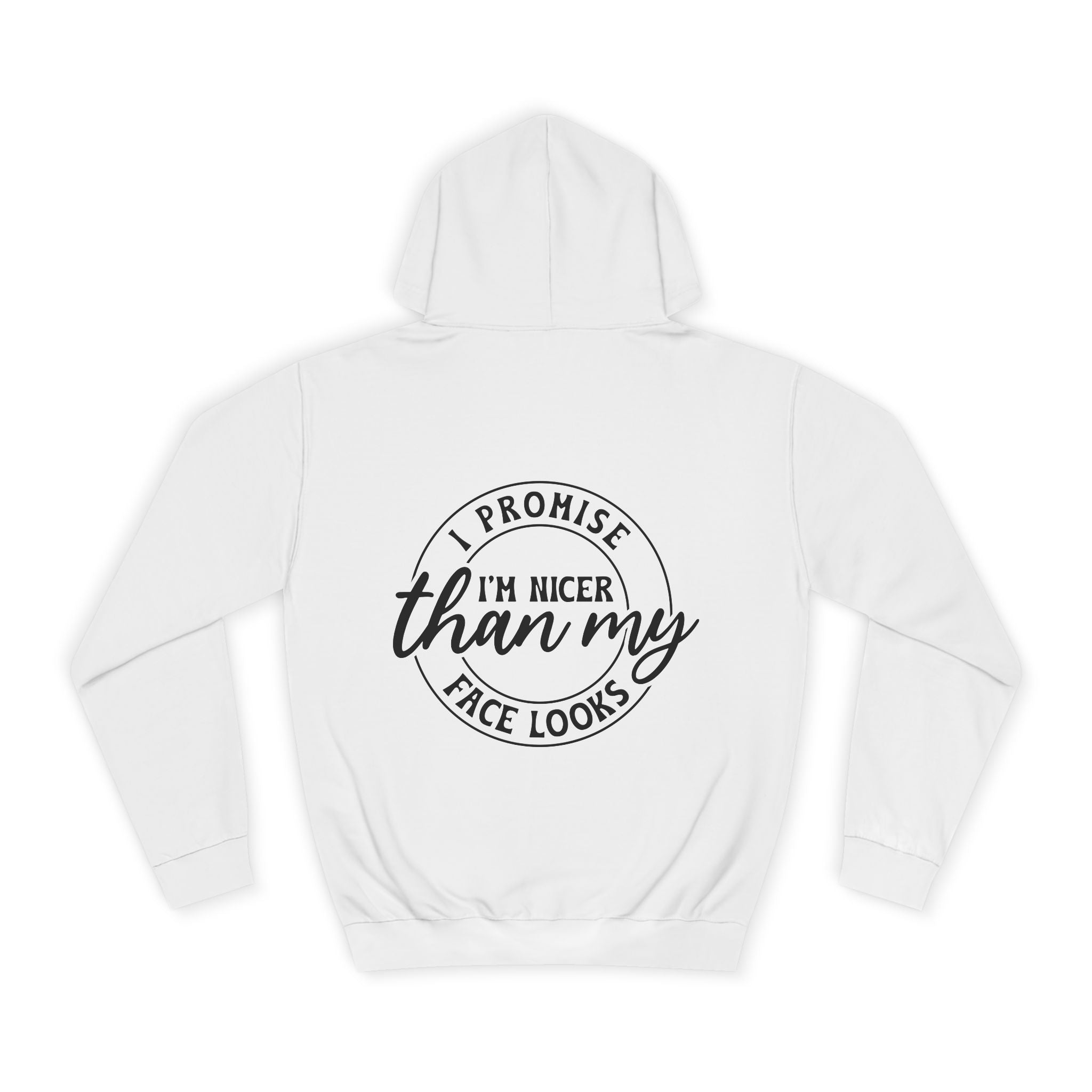 I Promise I'm Nicer Hoodie - Shirt Cave